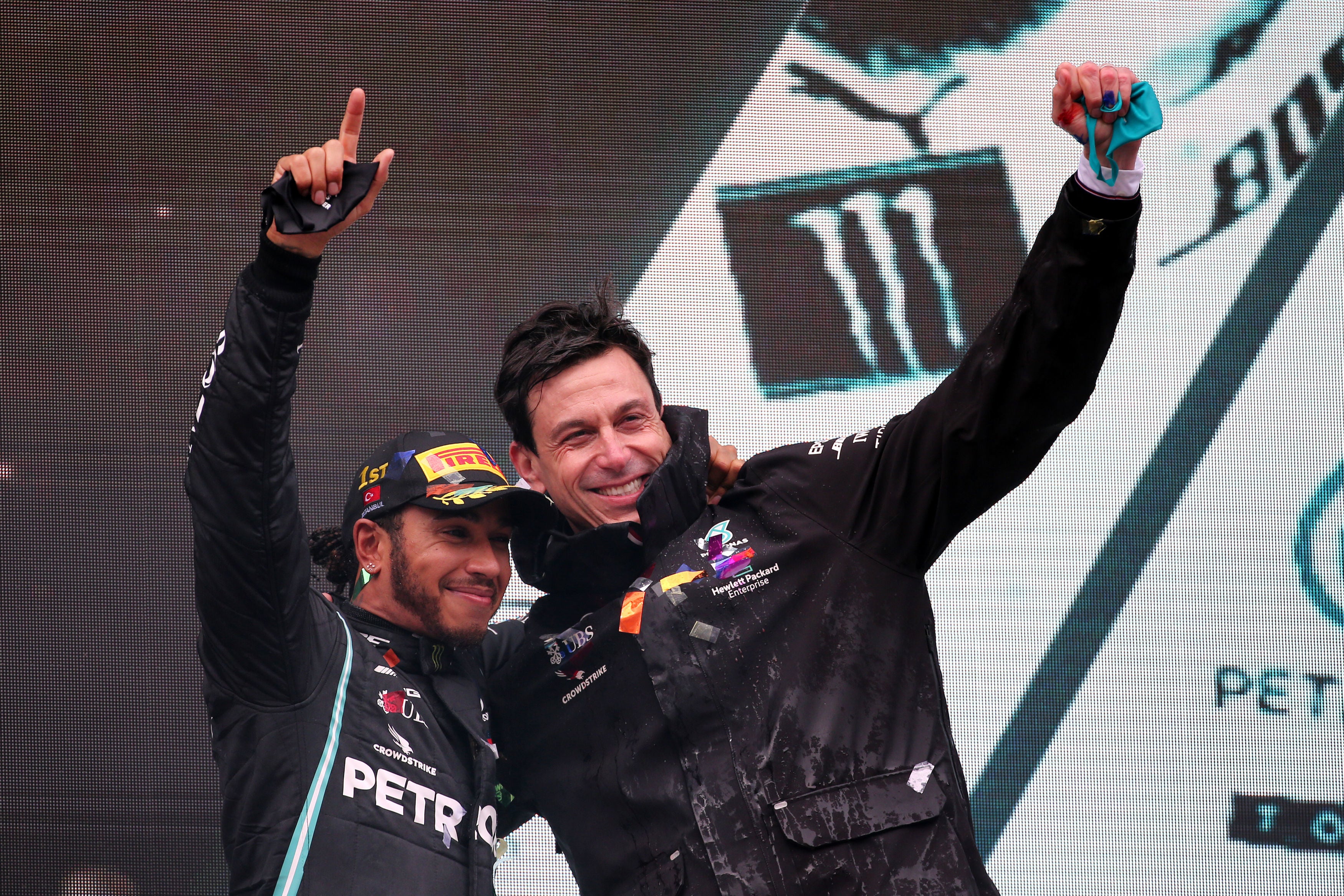 Lewis Hamilton and Toto Wolff formed a successful partnership at Mercedes