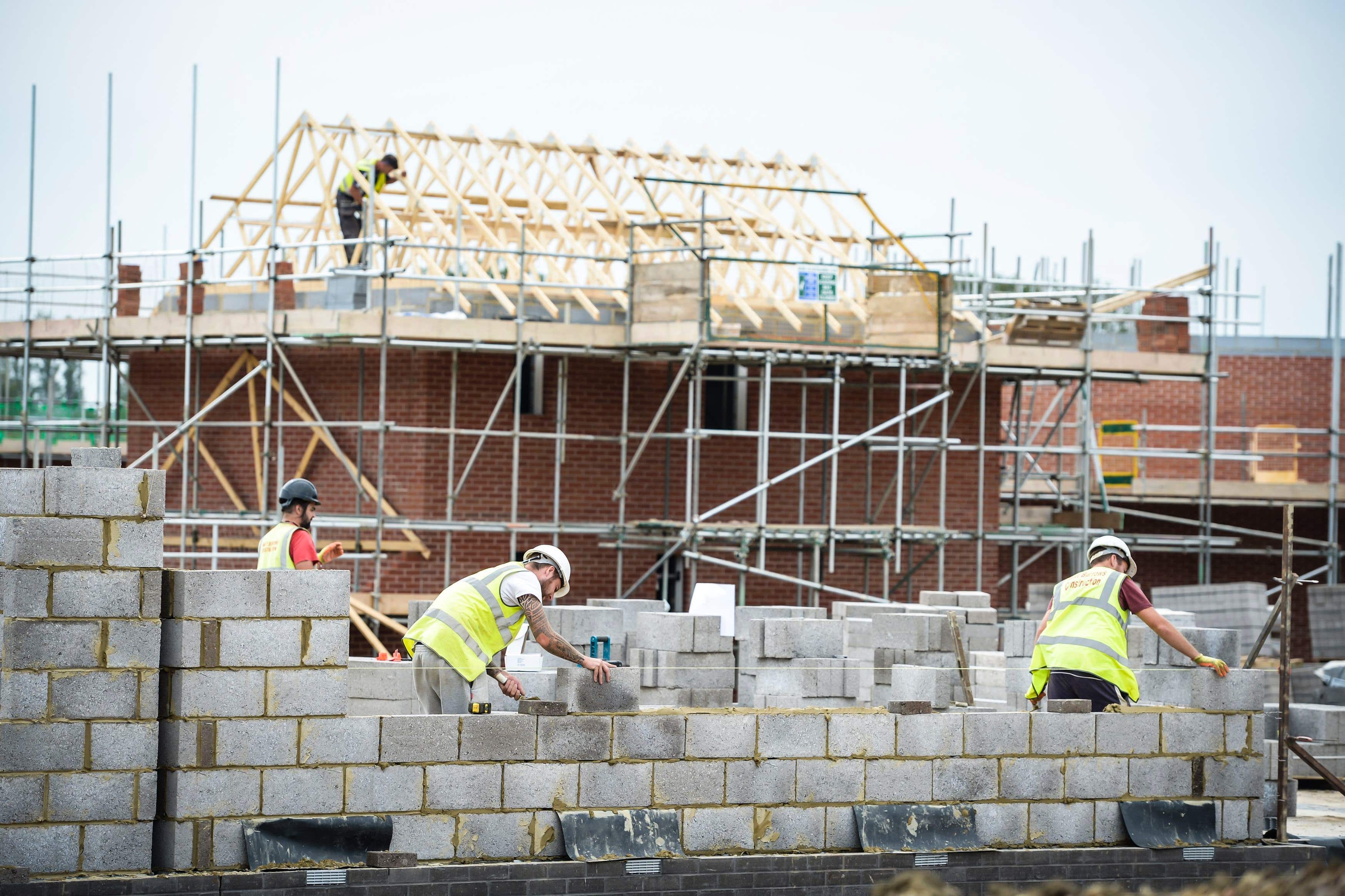 Housebuilder stocks dragged on the FTSE 100 on Wednesday (Ben Birchall/PA)