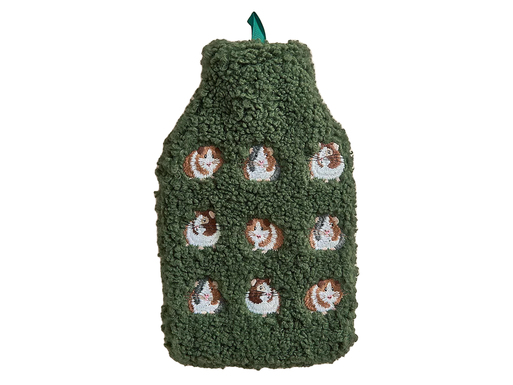 Asda green guinea pig hot water bottle