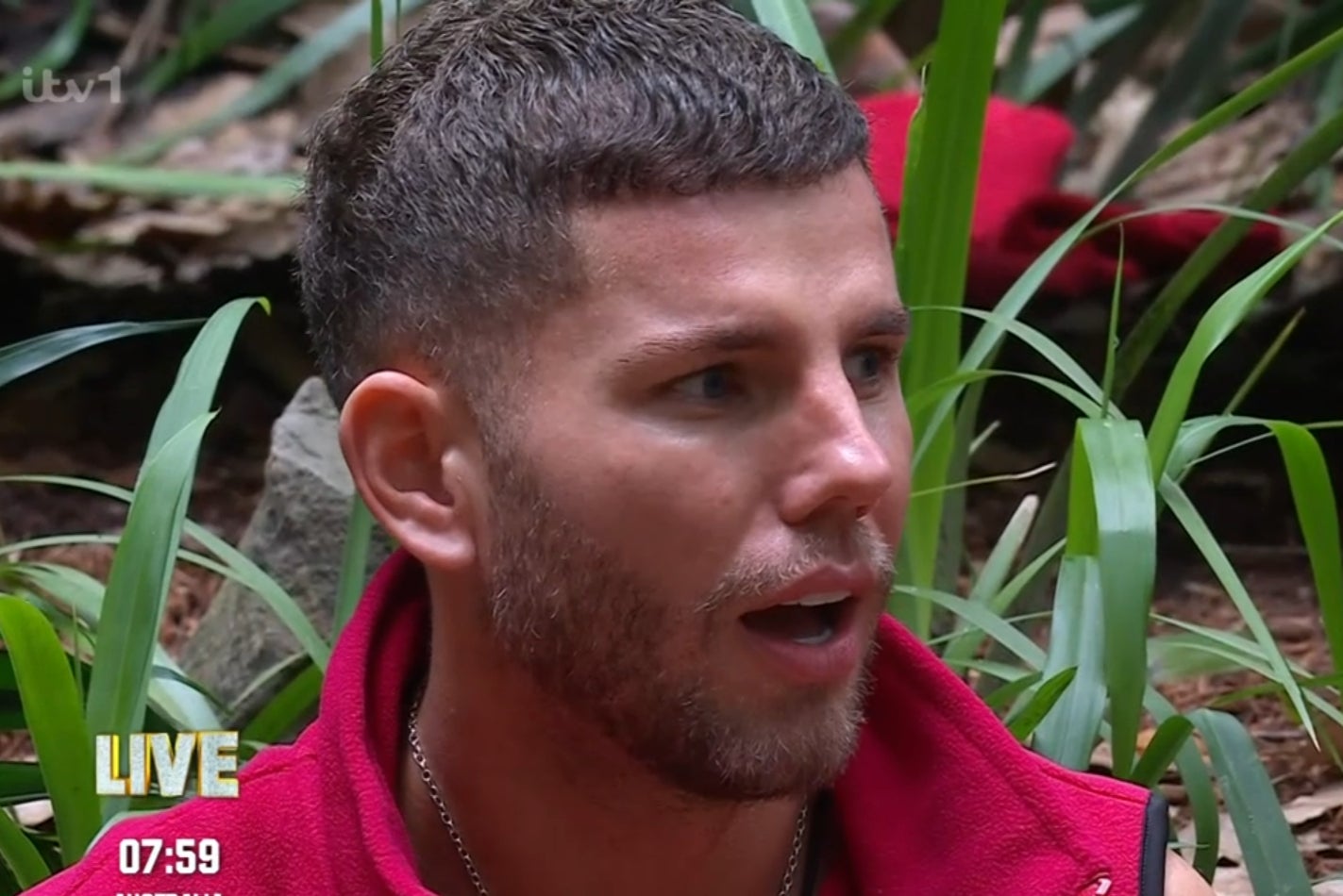 Dean on I’m a Celeb