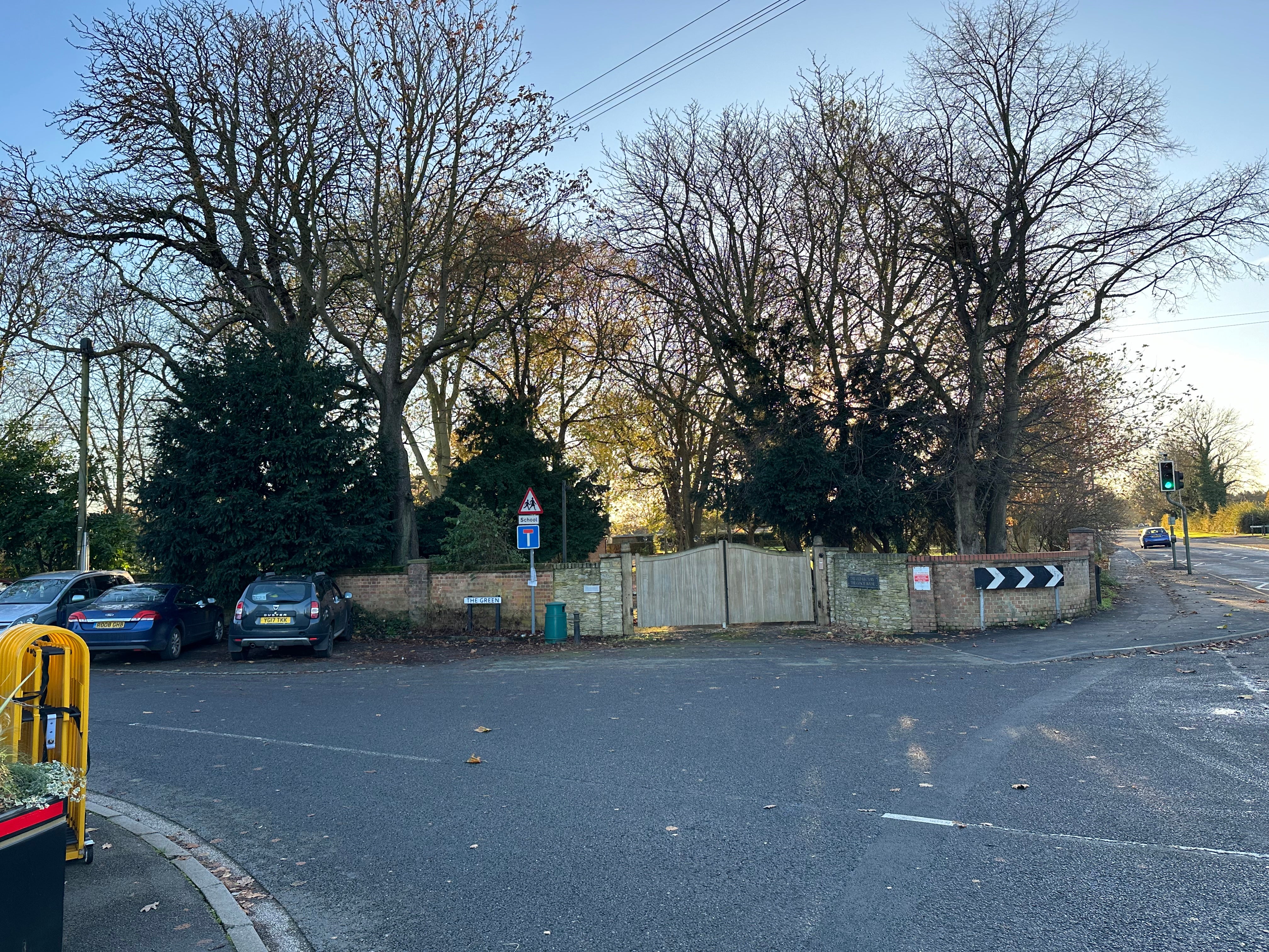 There is no obvious sign Captain Tom ever lived at the Old Rectory (entrance pictured) in Marston Moretaine