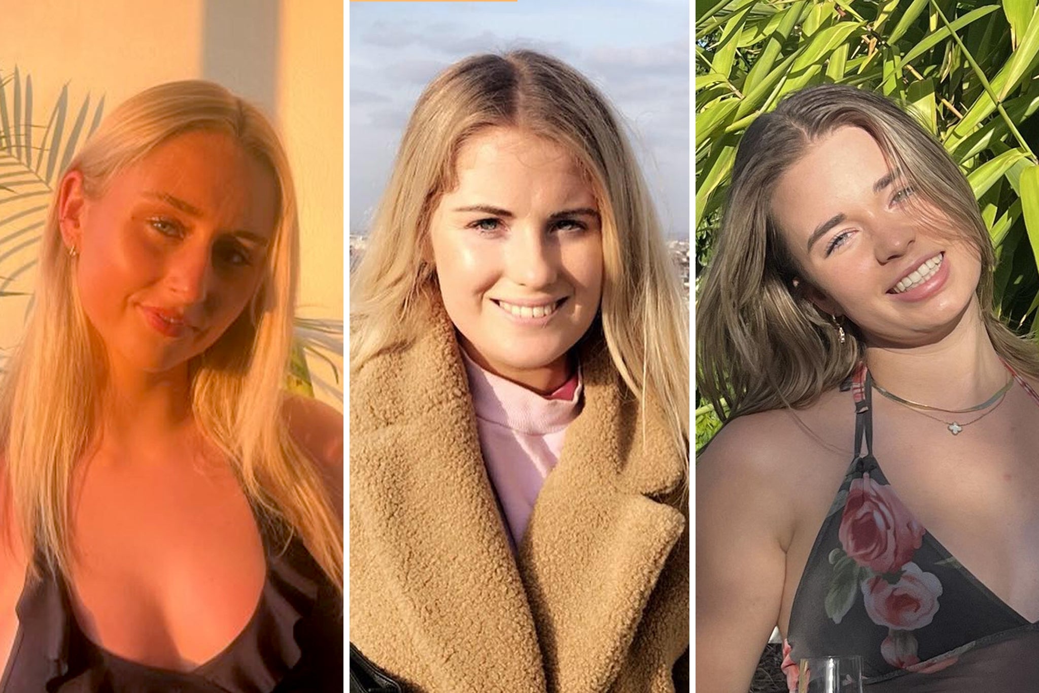 Bianca Jones, Simone White and Holly Bowles (from left to right) were backpacking through Asia when they became victim to suspected methanol poisoning and died