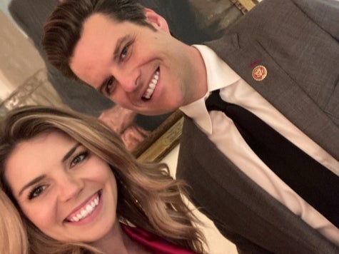 Ginger Gaetz and her husband Matt are expecting their first child together.
