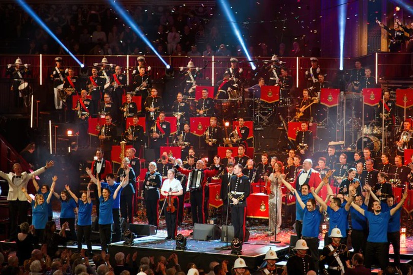 The Music Man Project performing at the Royal Albert Hall (Music Man Project/PA)