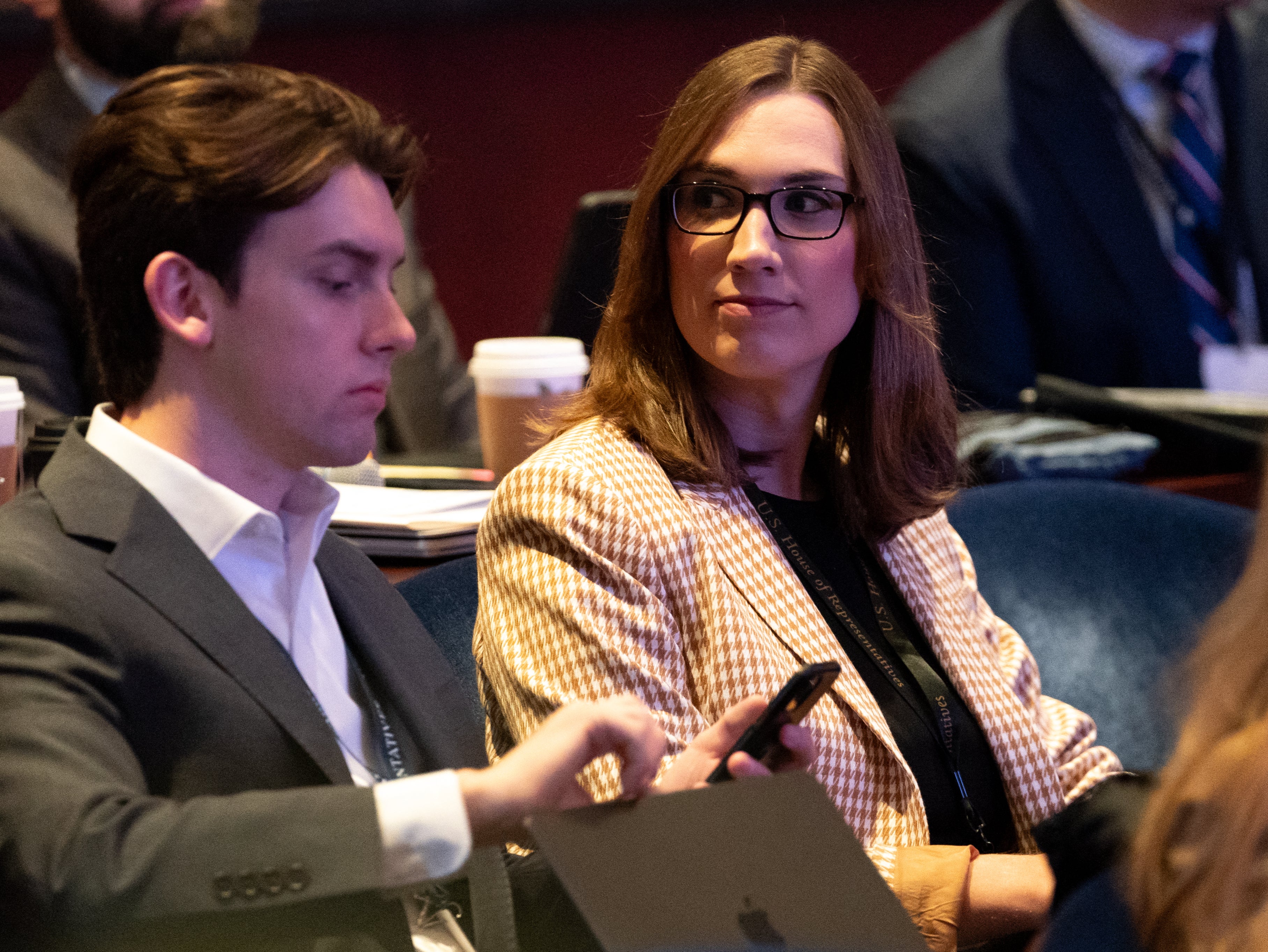 Sarah McBride of Delaware attends an orientation for new members of Congress at the US Capitol in Washington, DC, on November 14, 2024