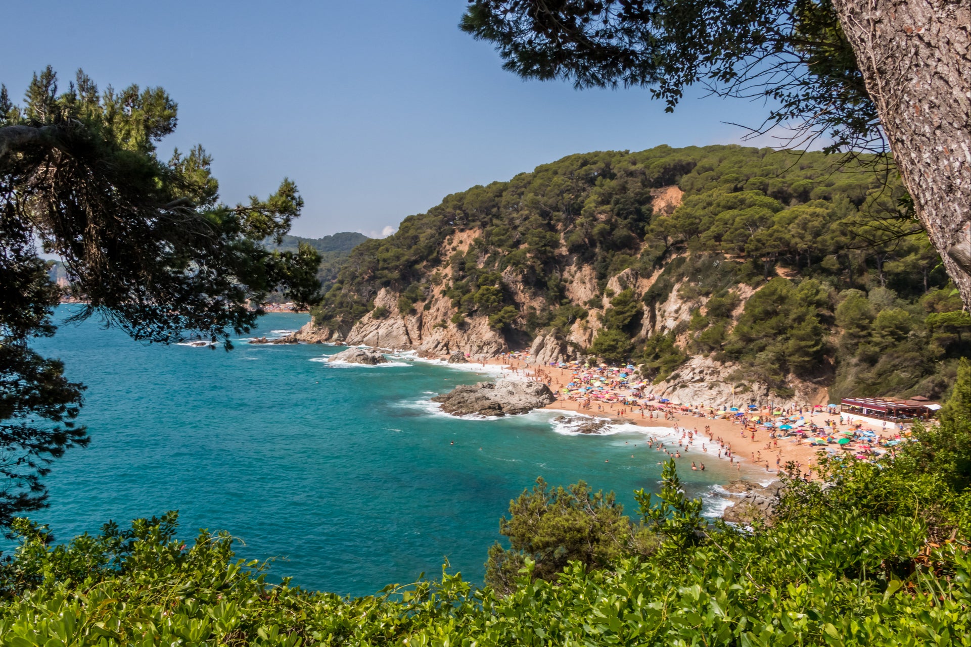 Cala sa Boadella has 250 meters of untouched Costa Brava coastline