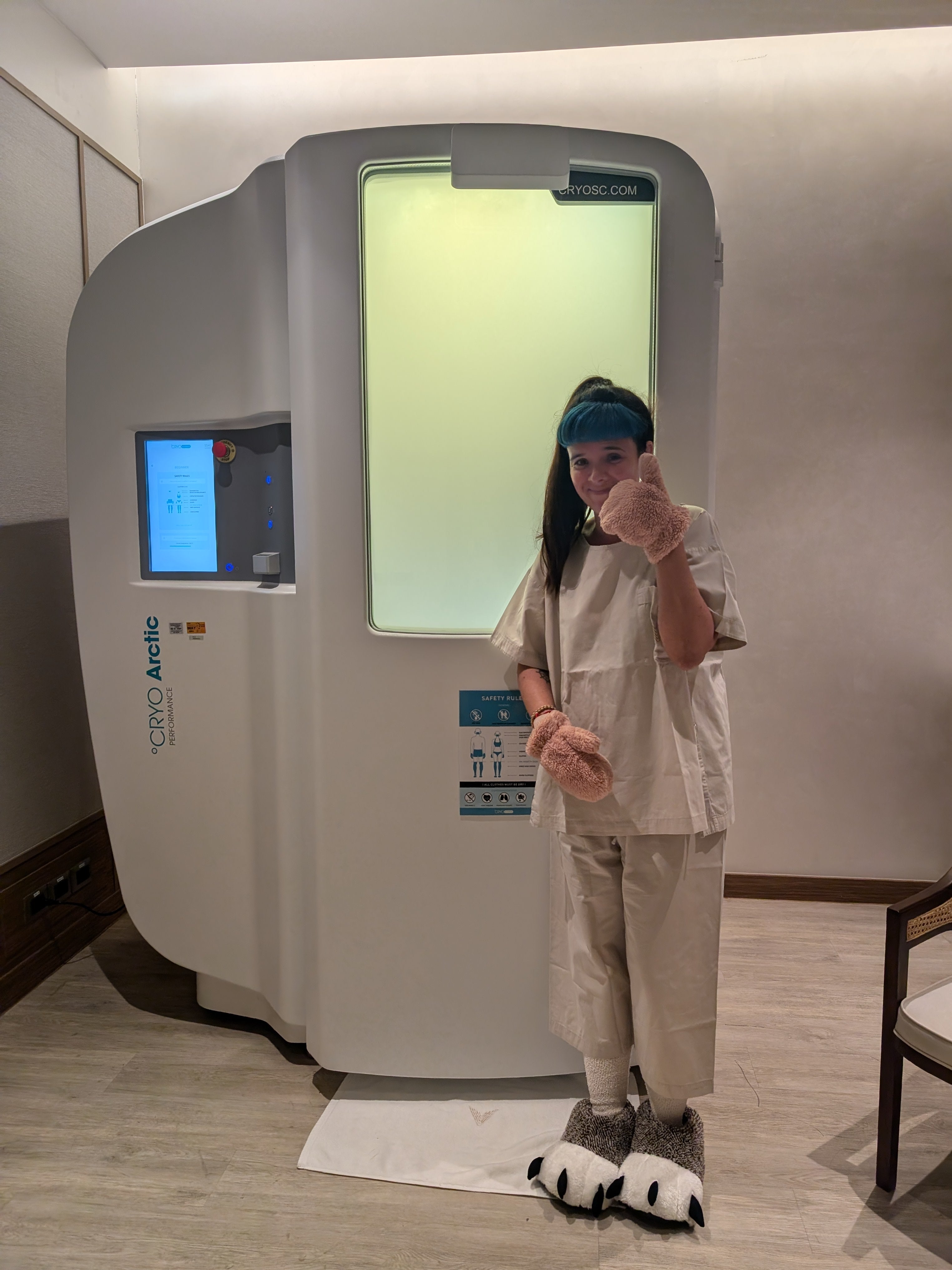 Freeze frame: cryosauna therapy is designed to improve blood circulation