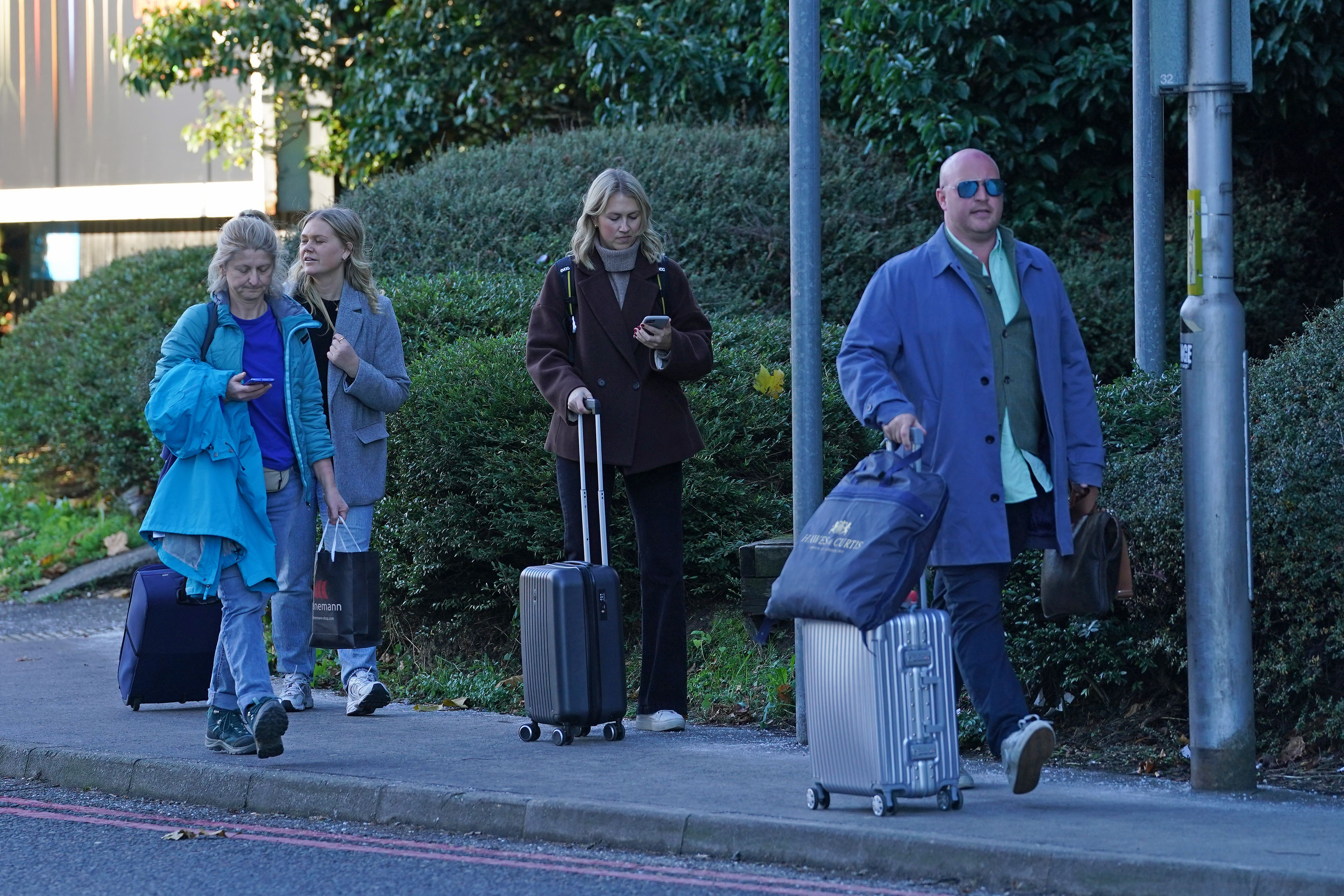 Gatwick Airport’s south terminal was shut for more than four hours (Gareth Fuller/PA)