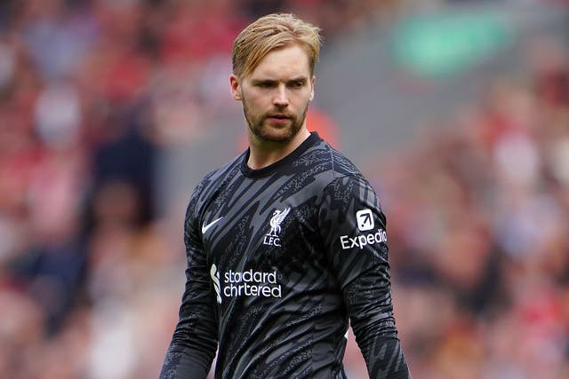 Caoimhin Kelleher, pictured, has impressed while deputising for Alisson Becker (Peter Byrne/PA)