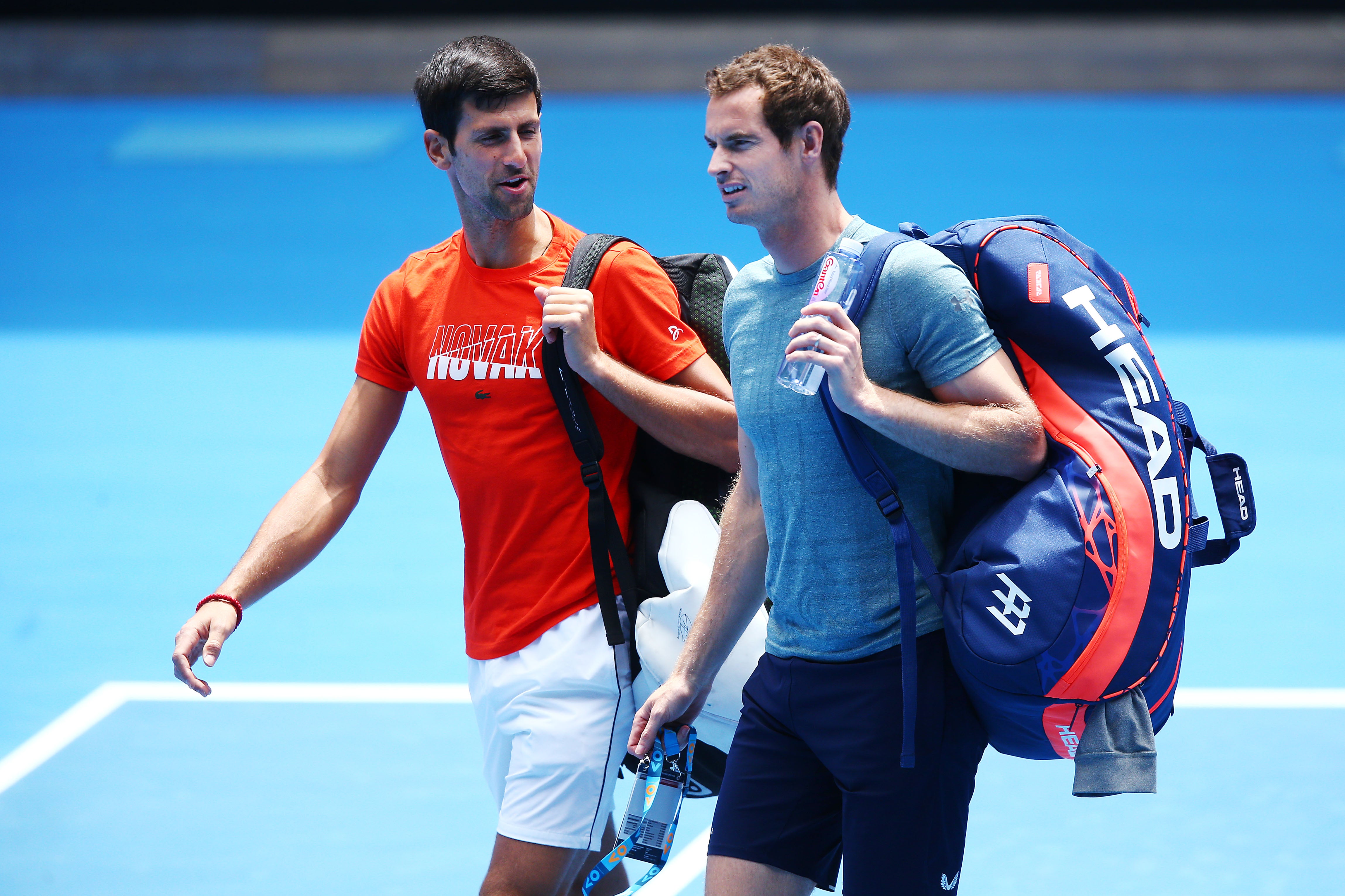 Djokovic and Murray are the same age and competed against each other when they were juniors