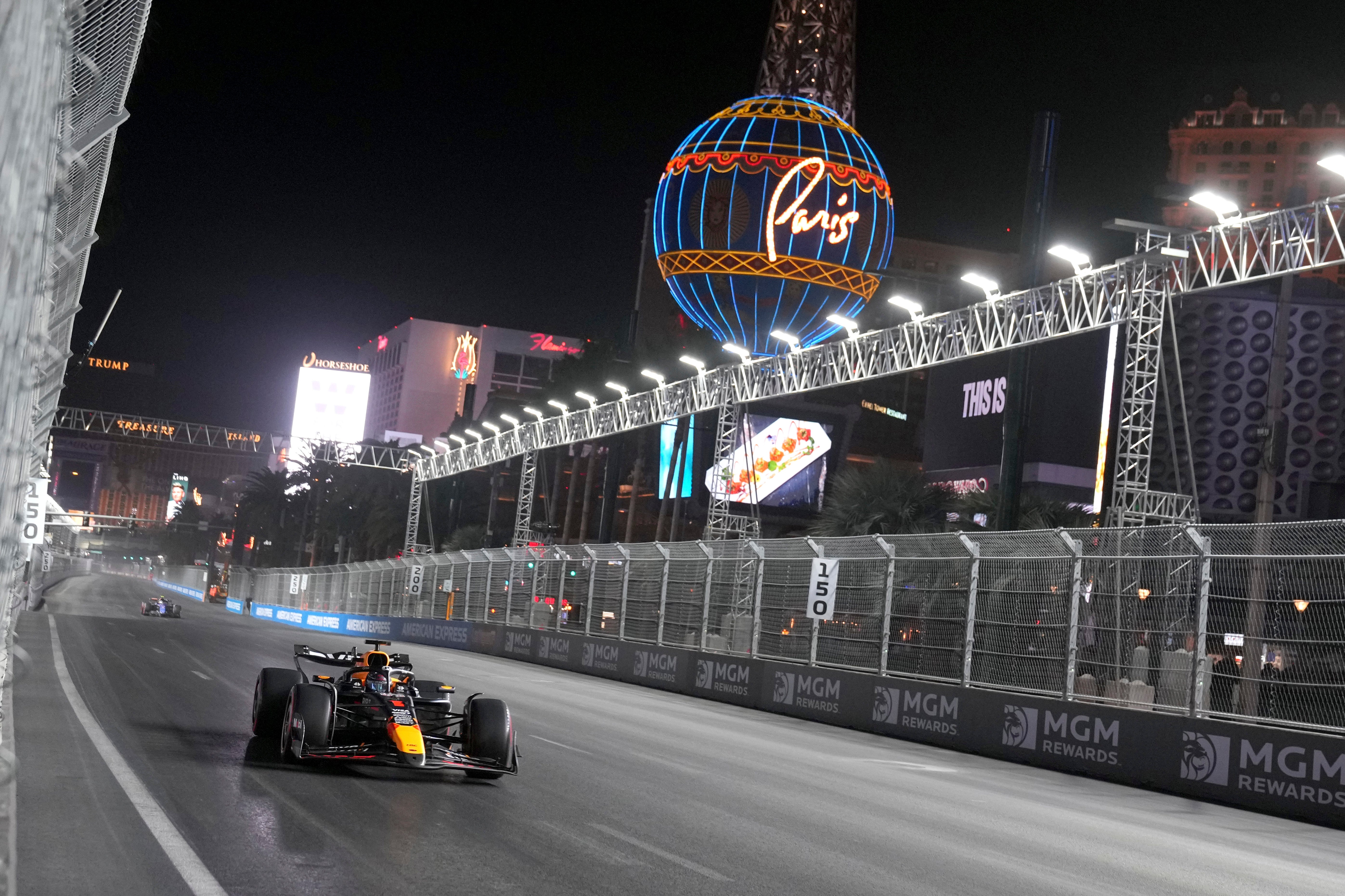Las Vegas’ long back straight should favour Verstappen and Red Bull