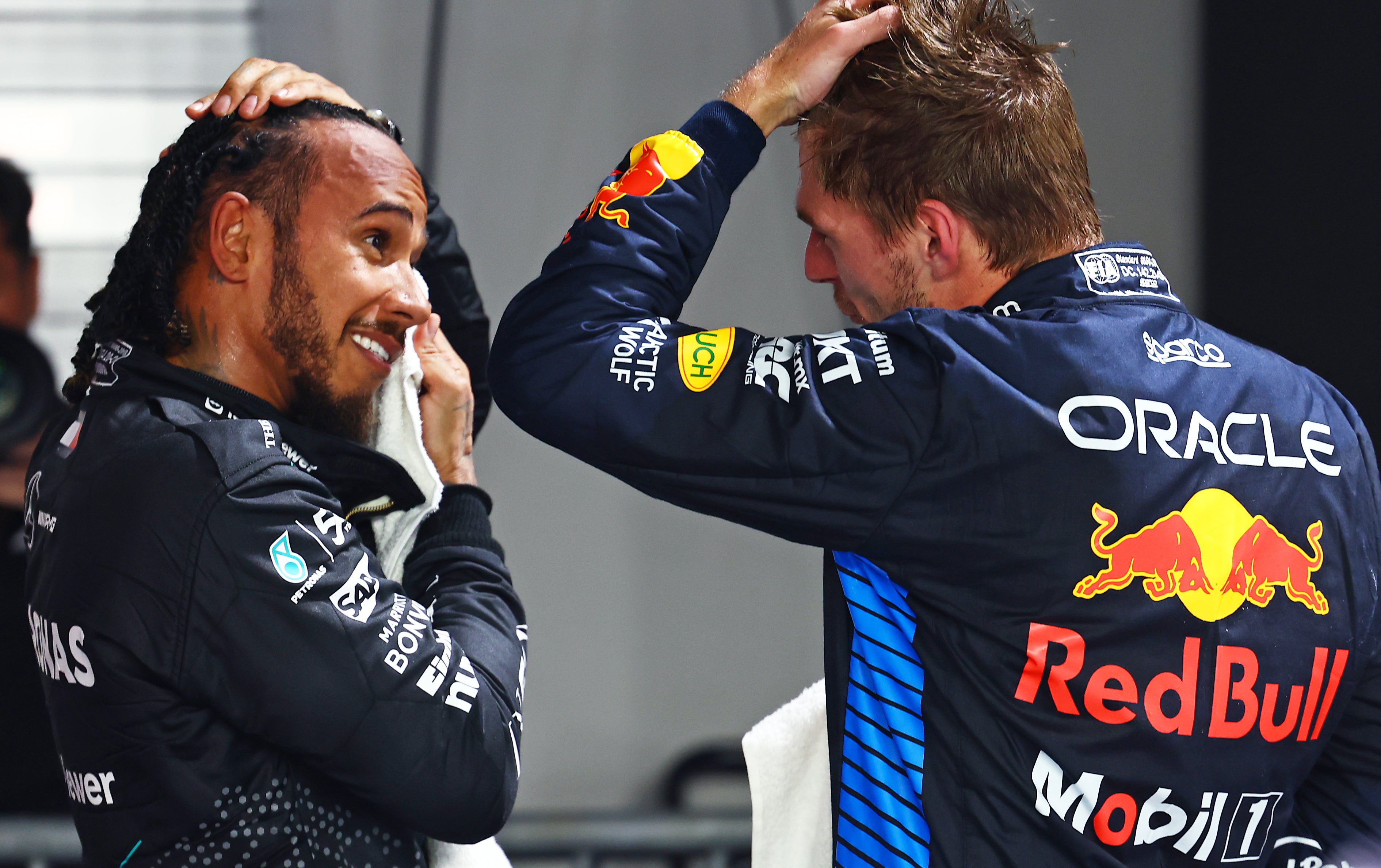 Lewis Hamilton congratulated Max Verstappen on his title win