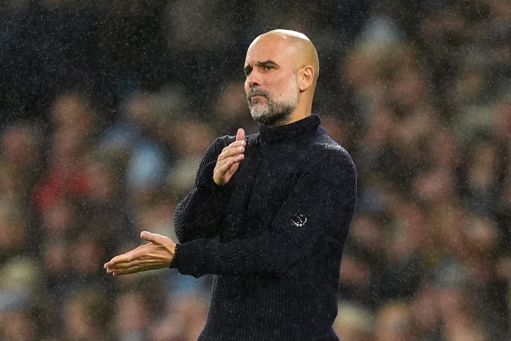 Manchester City boss Pep Guardiola is determined to fight as his team struggle to find form (Martin Rickett/PA)