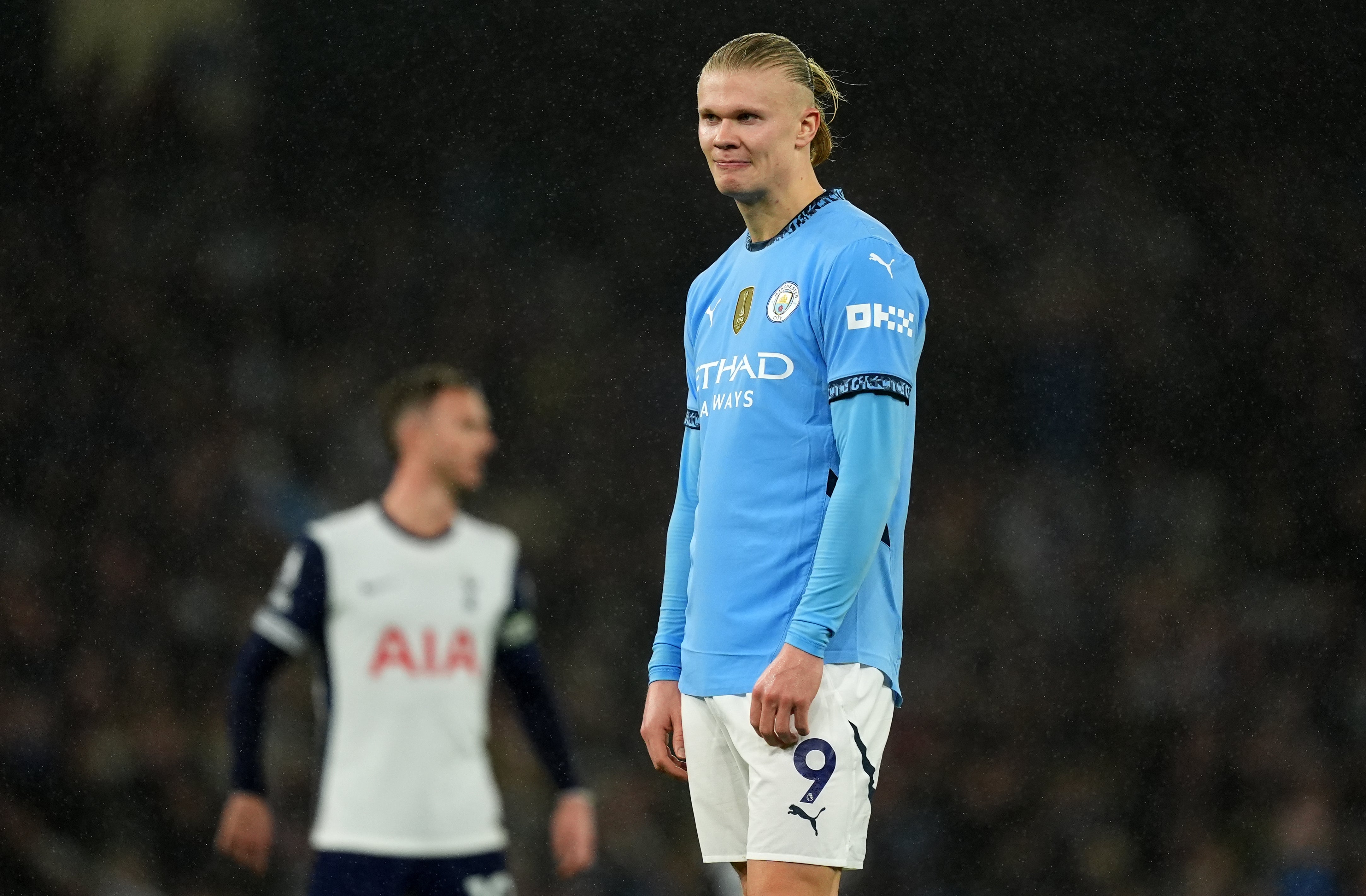 Erling Haaland endured a frustrating afternoon against Spurs at the weekend