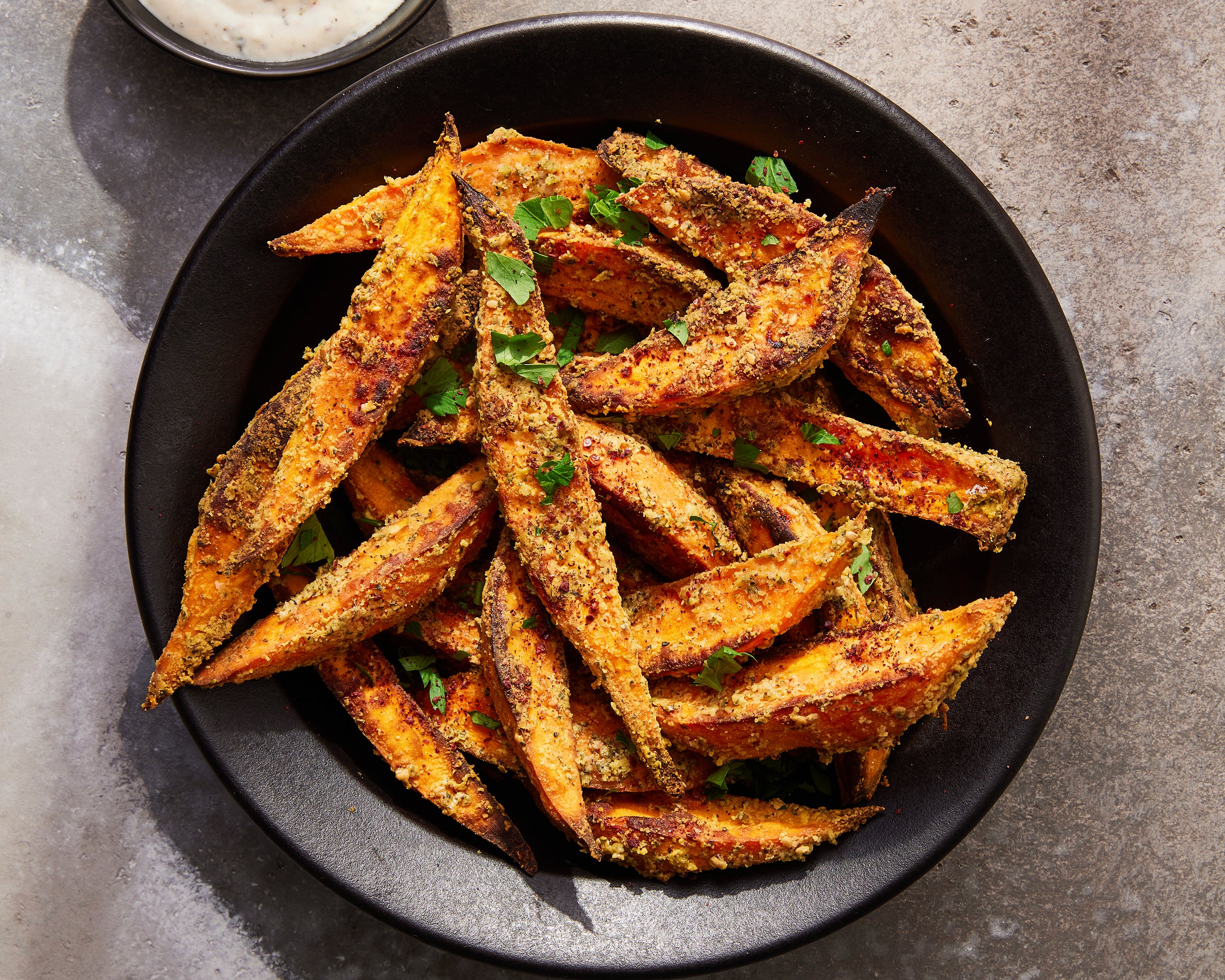 Food-MilkStreet- Tahini-Roasted Sweet Potatoes with Za’atar