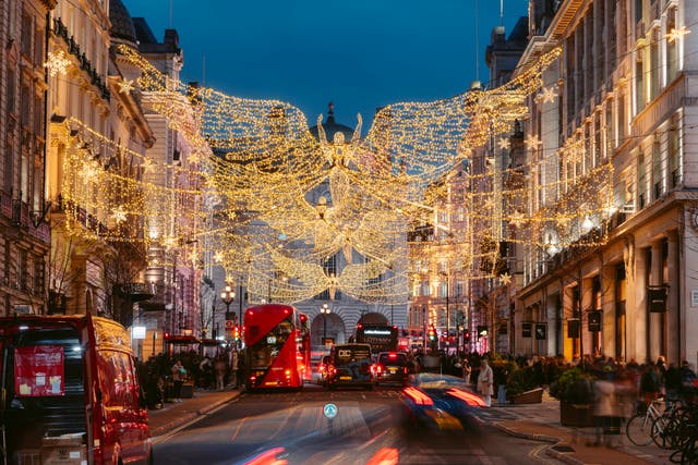<p>London lights up with seasonal events from November to January </p>