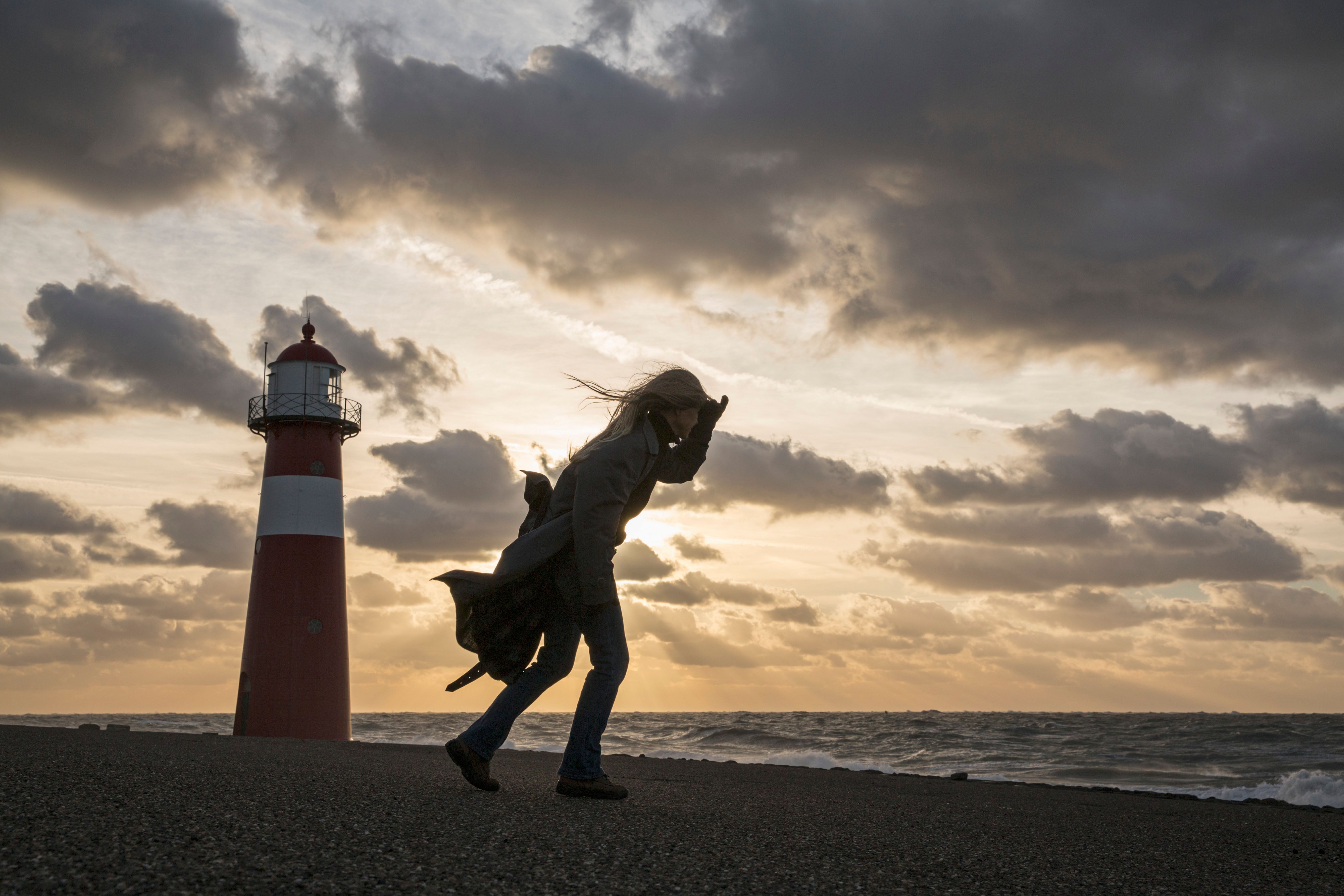 The UK is braced for winds of up to 75mph