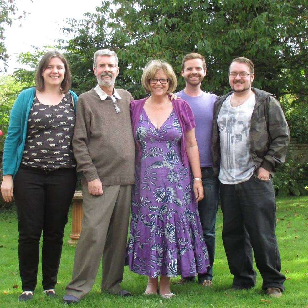 Patricia and Kevan with their family