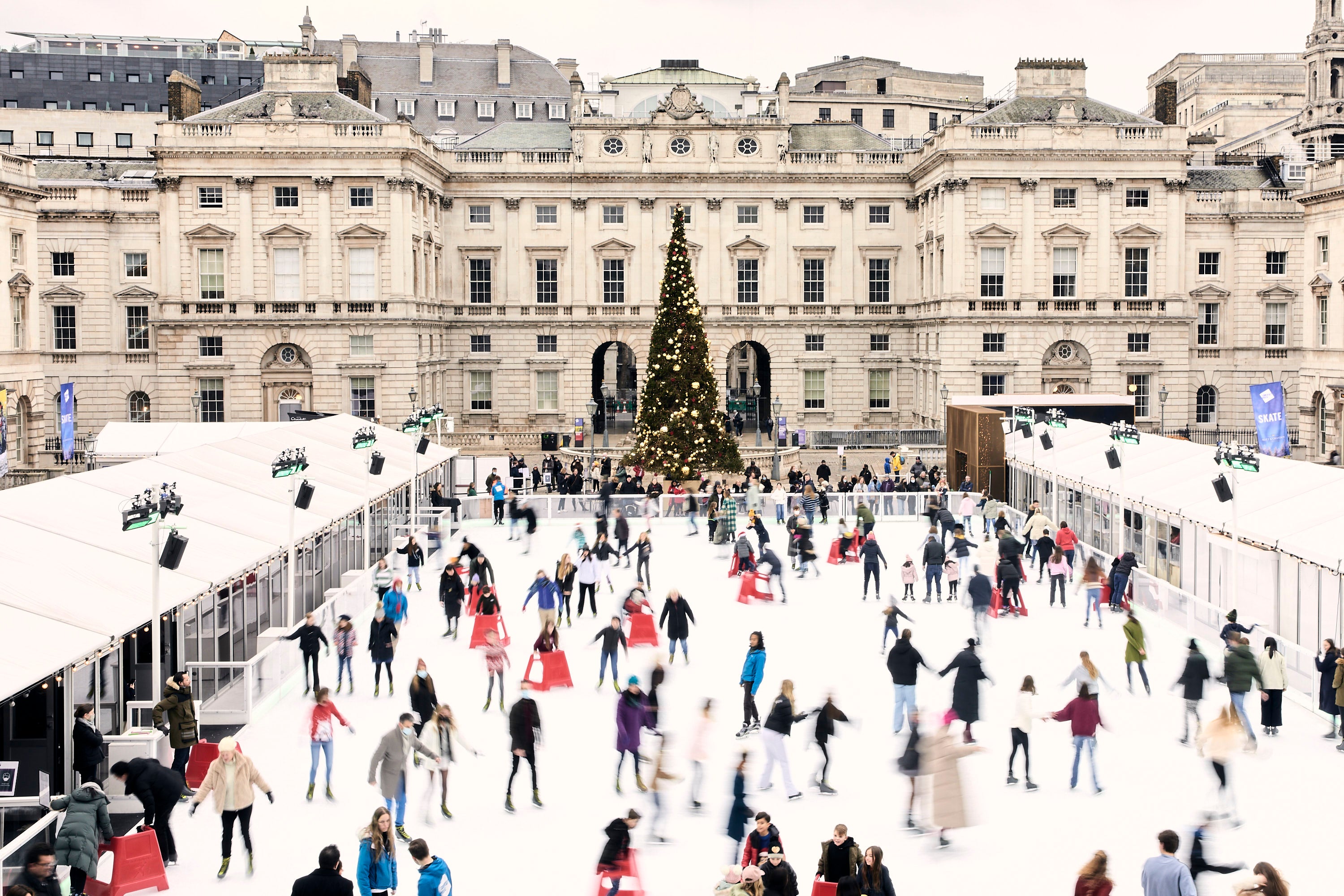 Spend a day on the ice and enjoy the scenic surrounds of London’s Somerset House