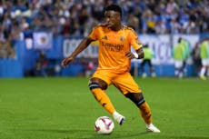 Vinicius Jr hands Real Madrid injury blow ahead of Liverpool match