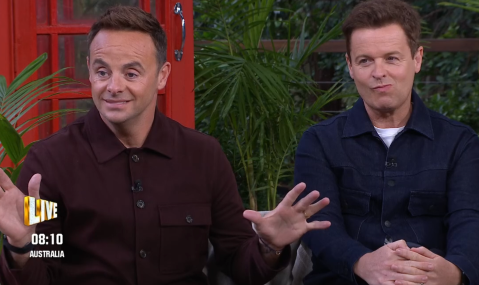 Ant and Dec on ‘I’m a Celeb Unpacked’