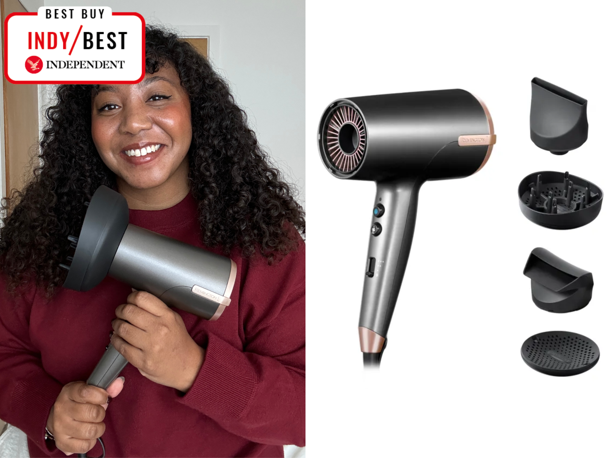 best hairdryers remington one dry and style hair dryer indybest