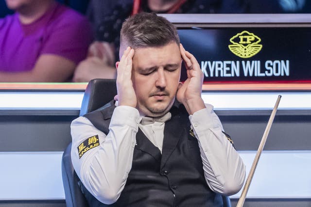 Kyren Wilson struggled with a headache during his opening match at the Barbican (Danny Lawson/PA)