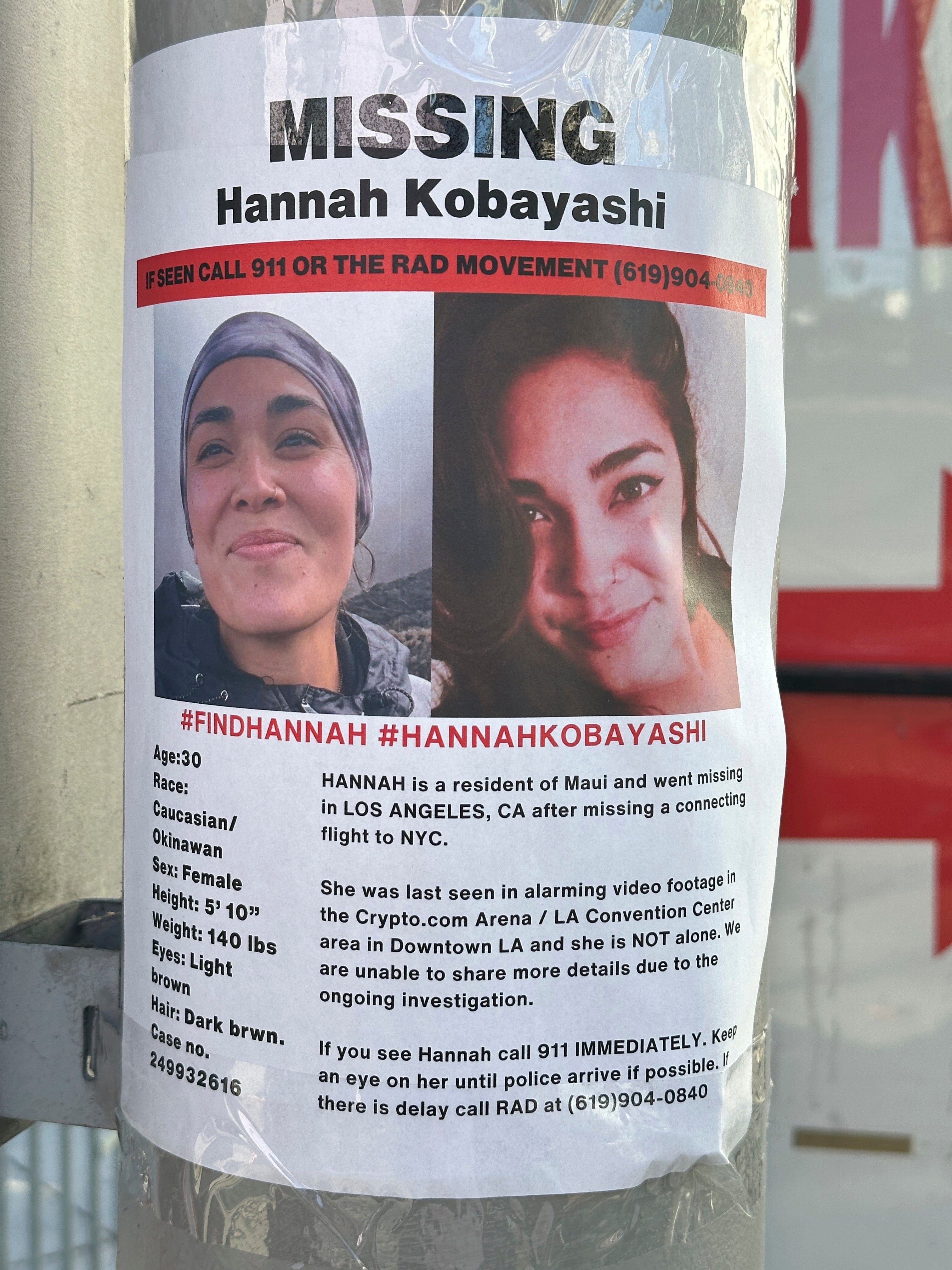 California Hawaii Missing Woman