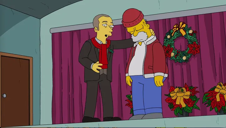 Derren Brown in The Simpsons