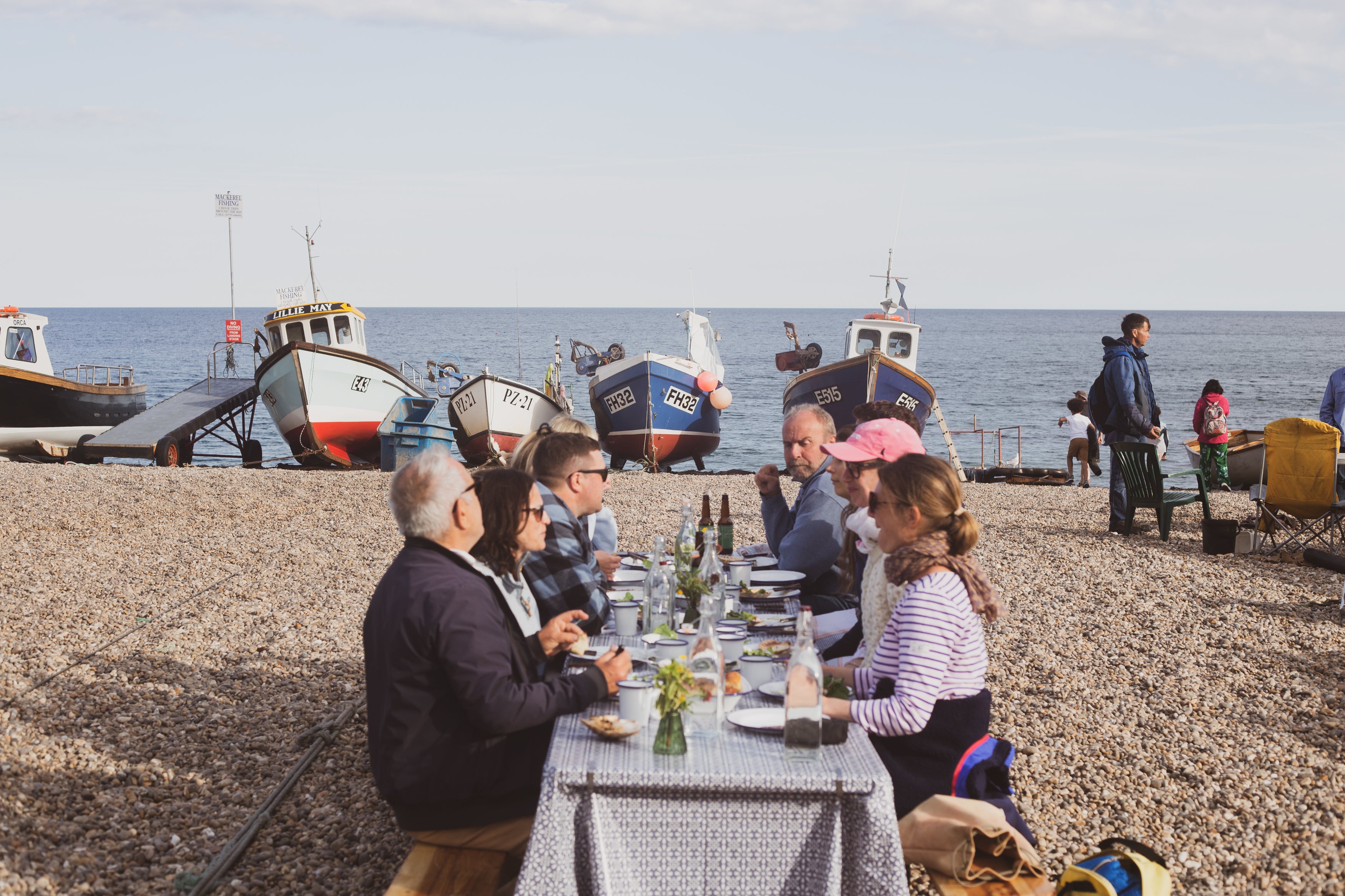 Fish for fresh mackerel in the waters of Lyme Bay