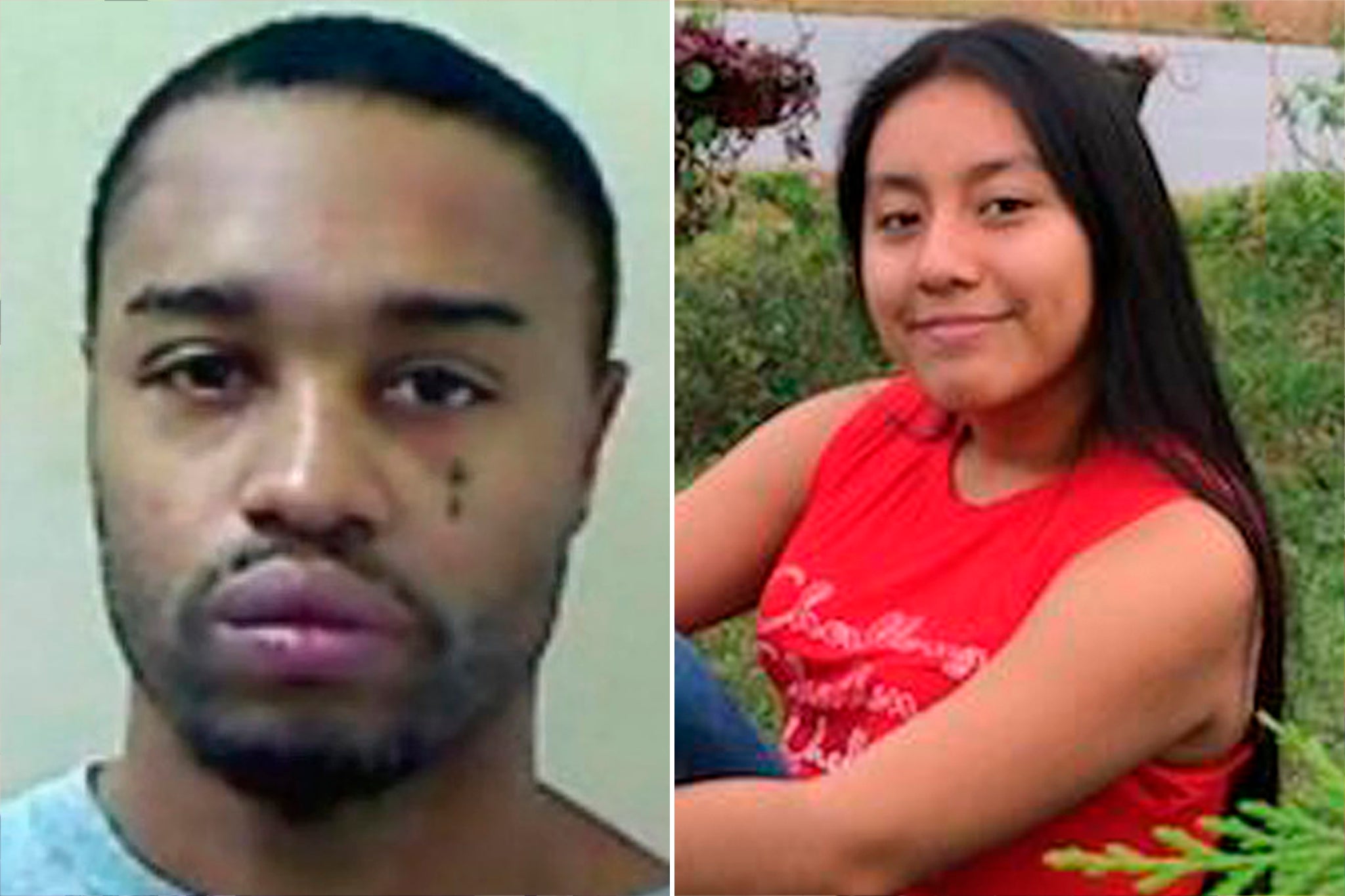 Michael McLellan, 40, (left) was convicted of the murder of 13-year-old Hania Noelia Aguilar (right)