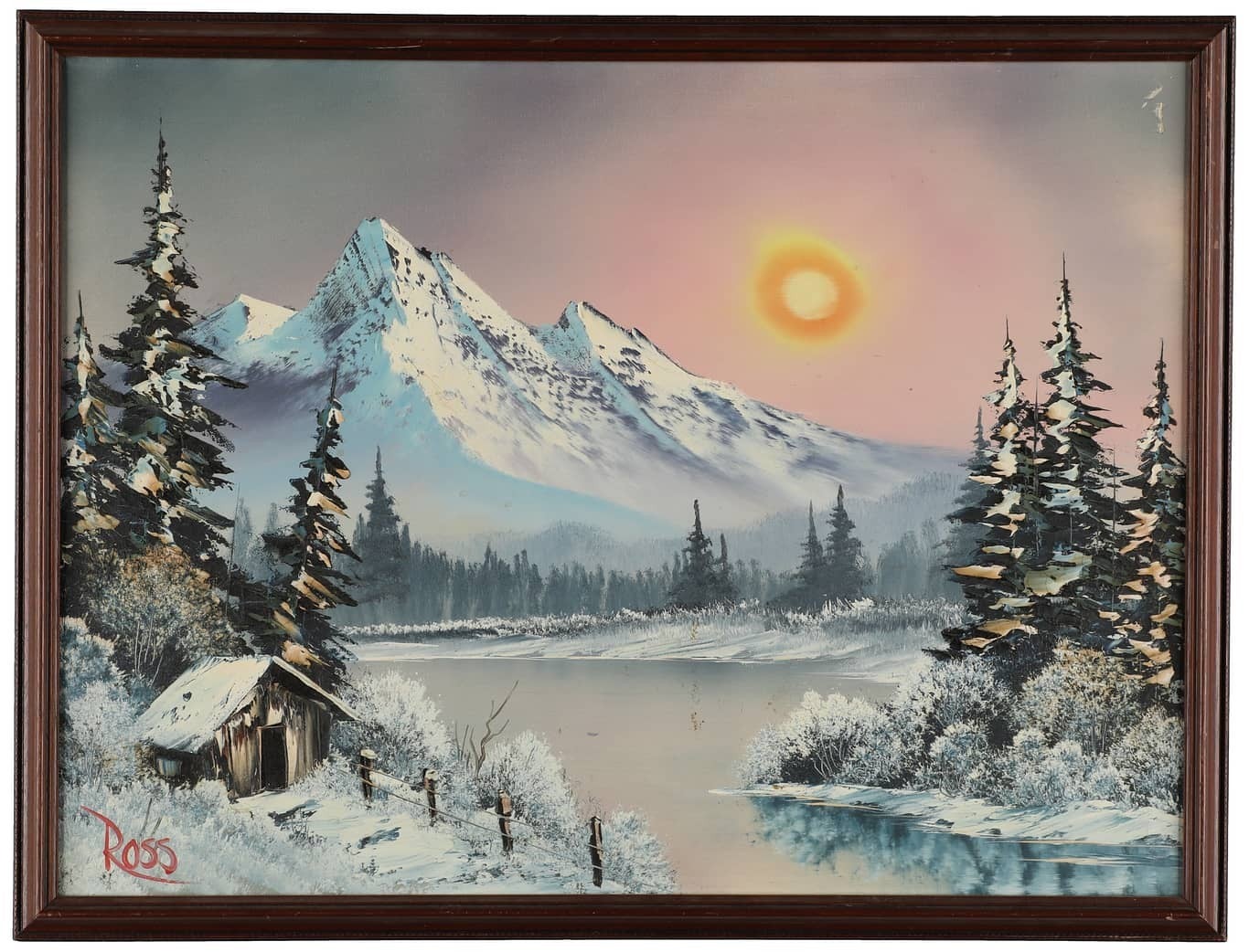 A 1989 Bob Ross signed original painting