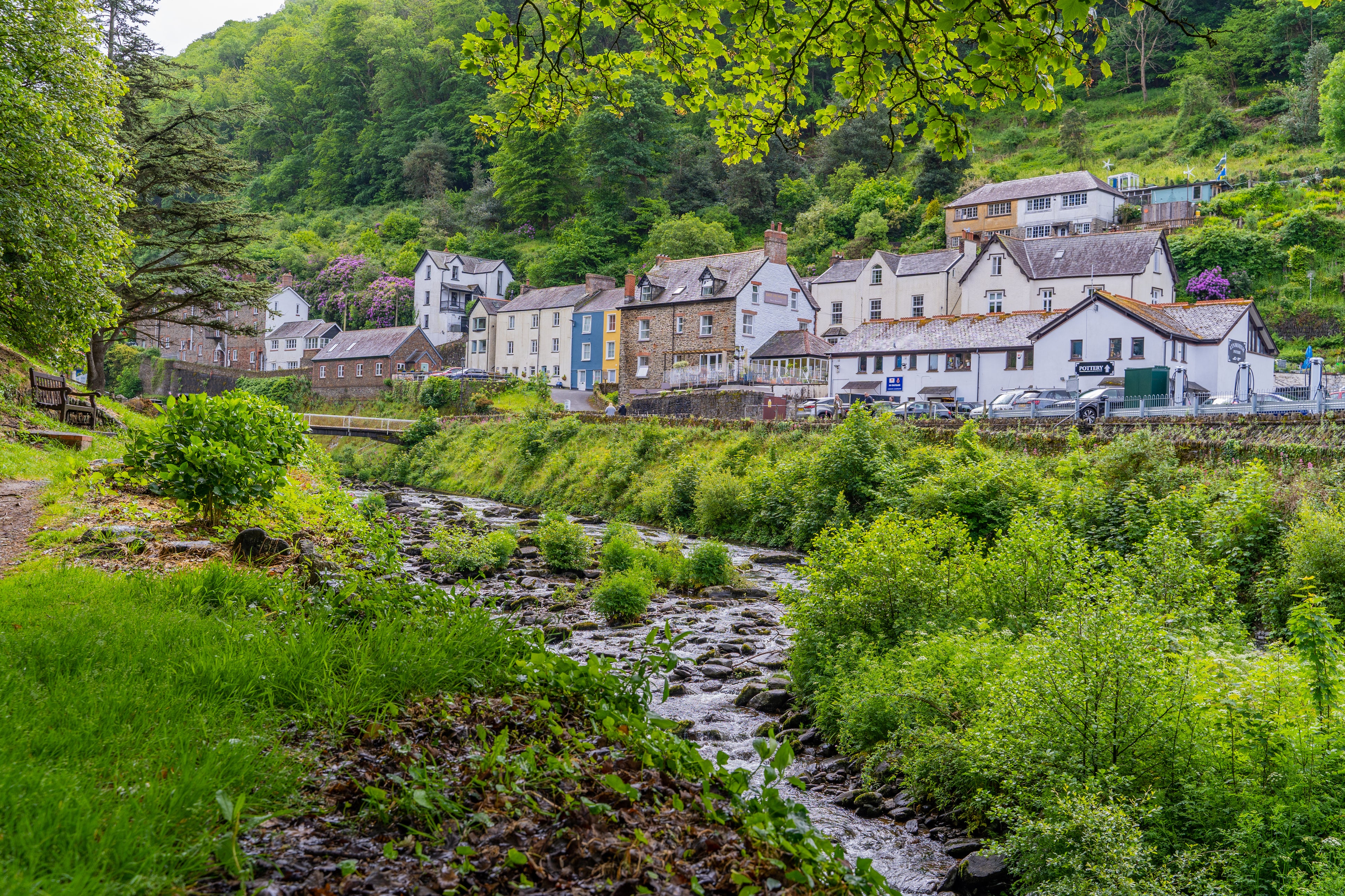 Walk off the festivities in Lynmouth, Devon