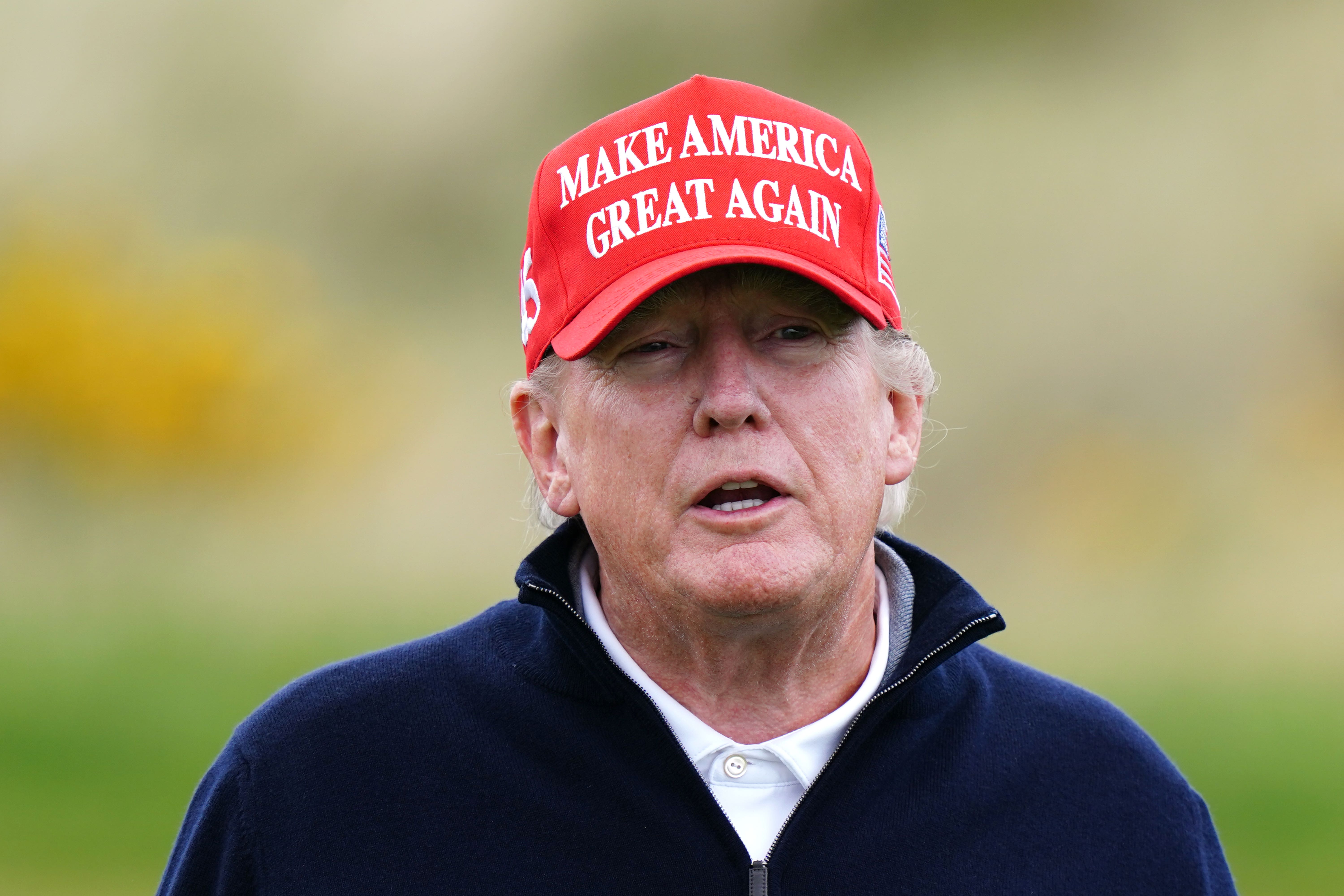 US president-elect Donald Trump (Jane Barlow/PA)