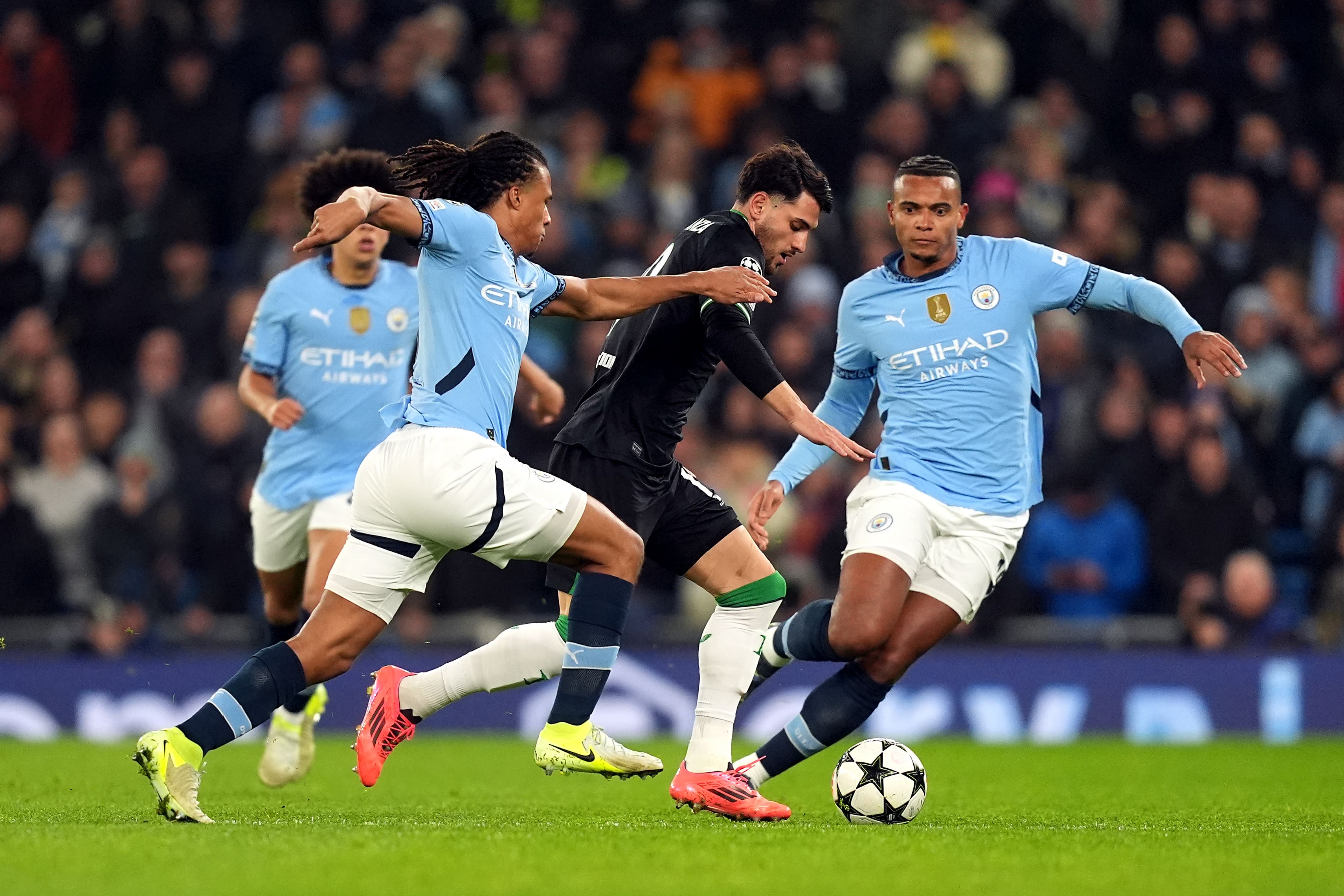 Nathan Ake said Man City must “show character” if they are to turn around their recent poor form after drawing with Feyenoord (Martin Rickett/PA)