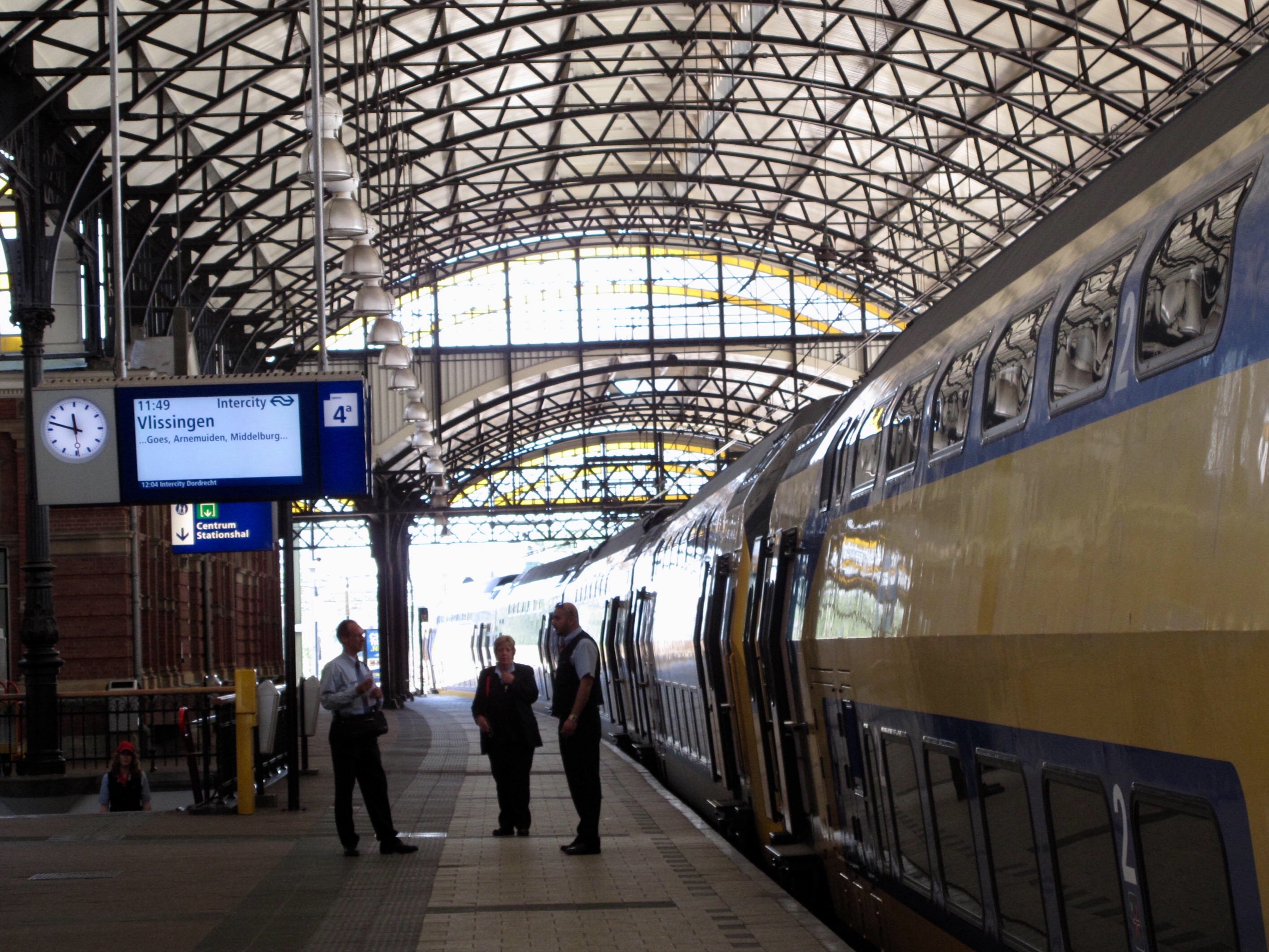 Hop on: Dutch train at The Hague