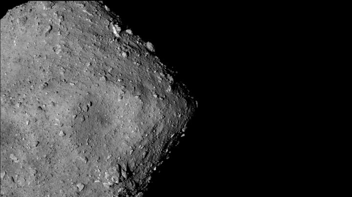 Japan’s Hayabusa2 spacecraft snapped pictures of the asteroid Ryugu while flying alongside it two years ago