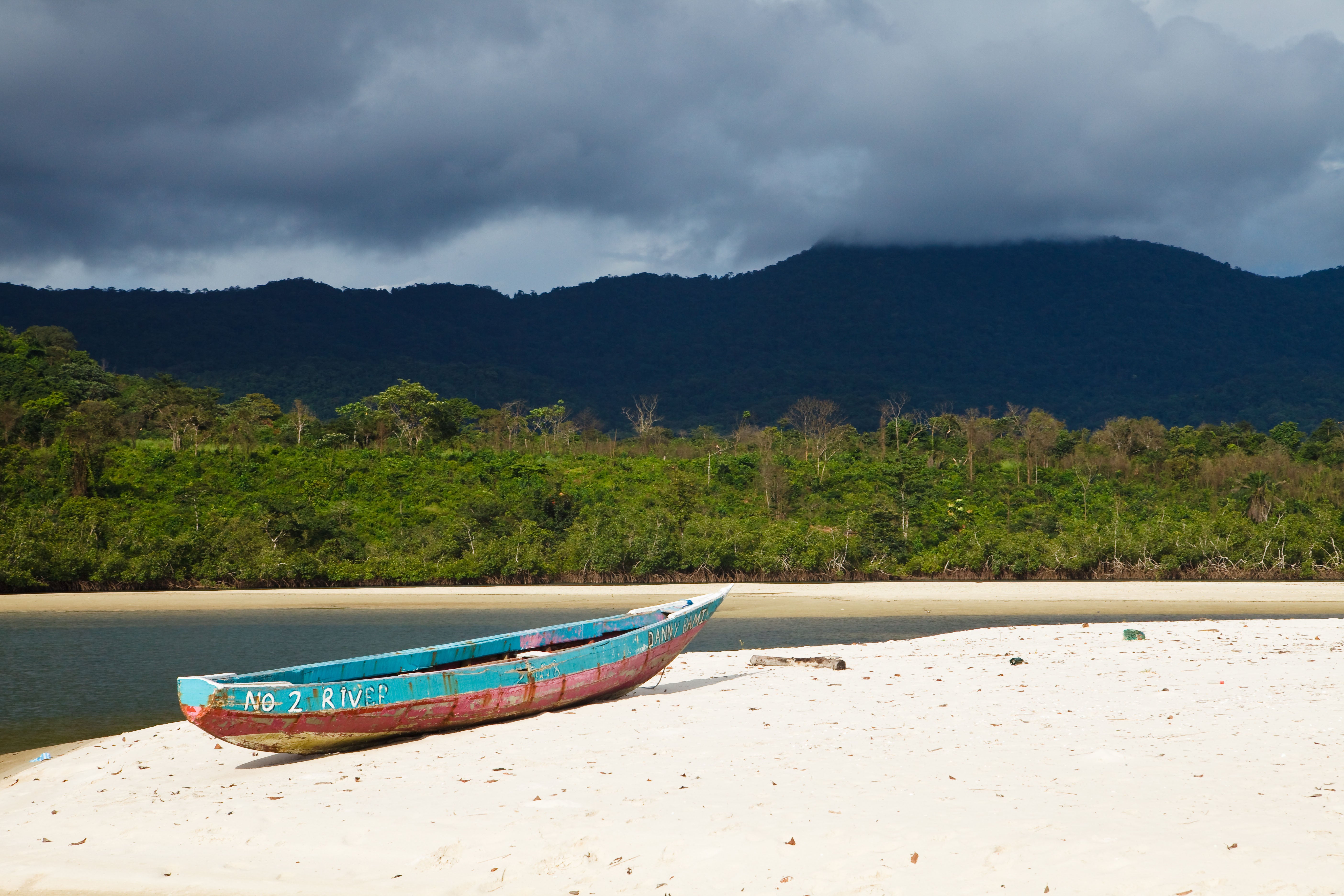 No. 2 River Beach is is where the Atlantic Ocean meets the Mamy Wata River