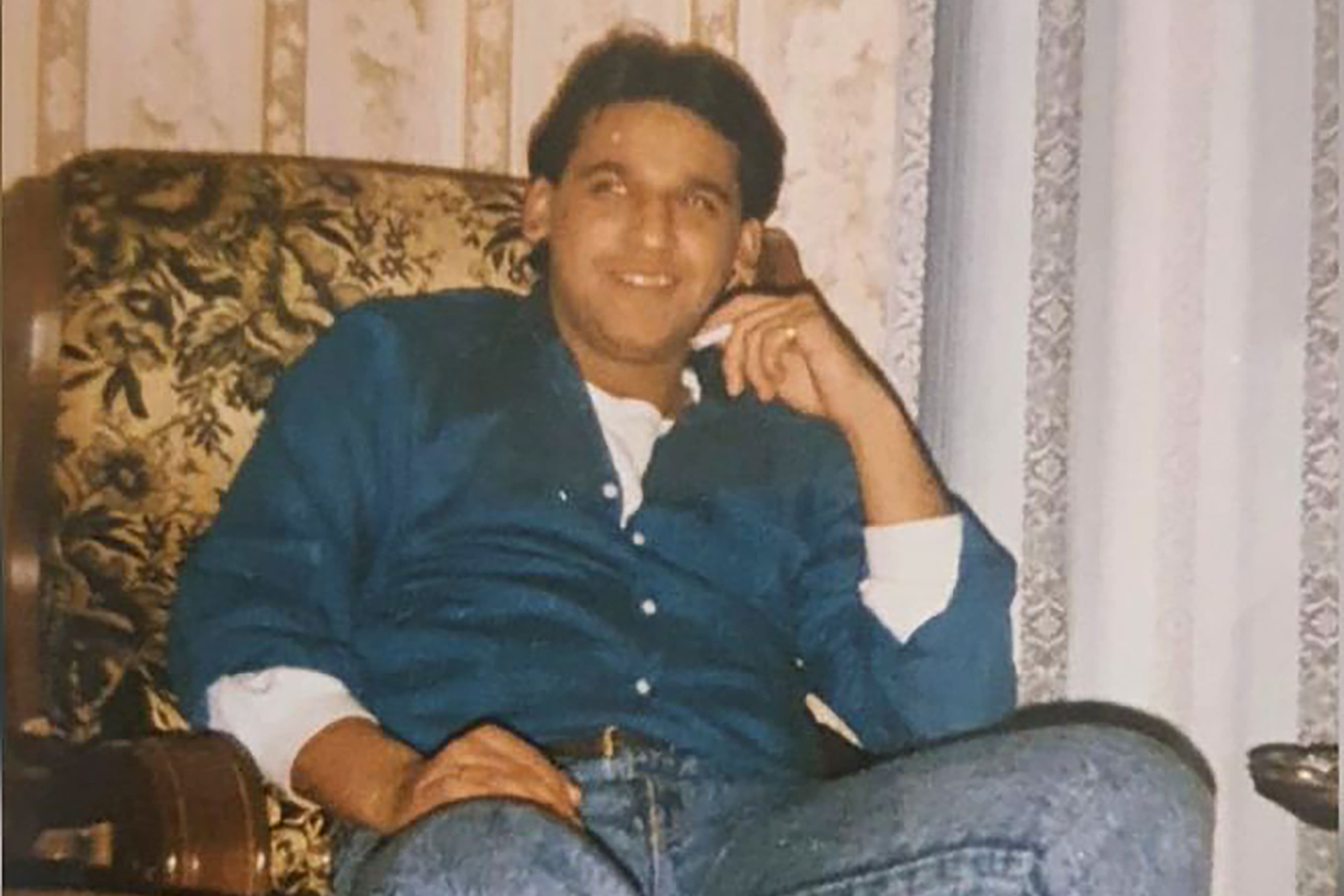 Ethsham Ul-Haq Ghafoor was killed in his taxi in Gedling, Nottinghamshire, on November 22 that year (Family handout/PA)