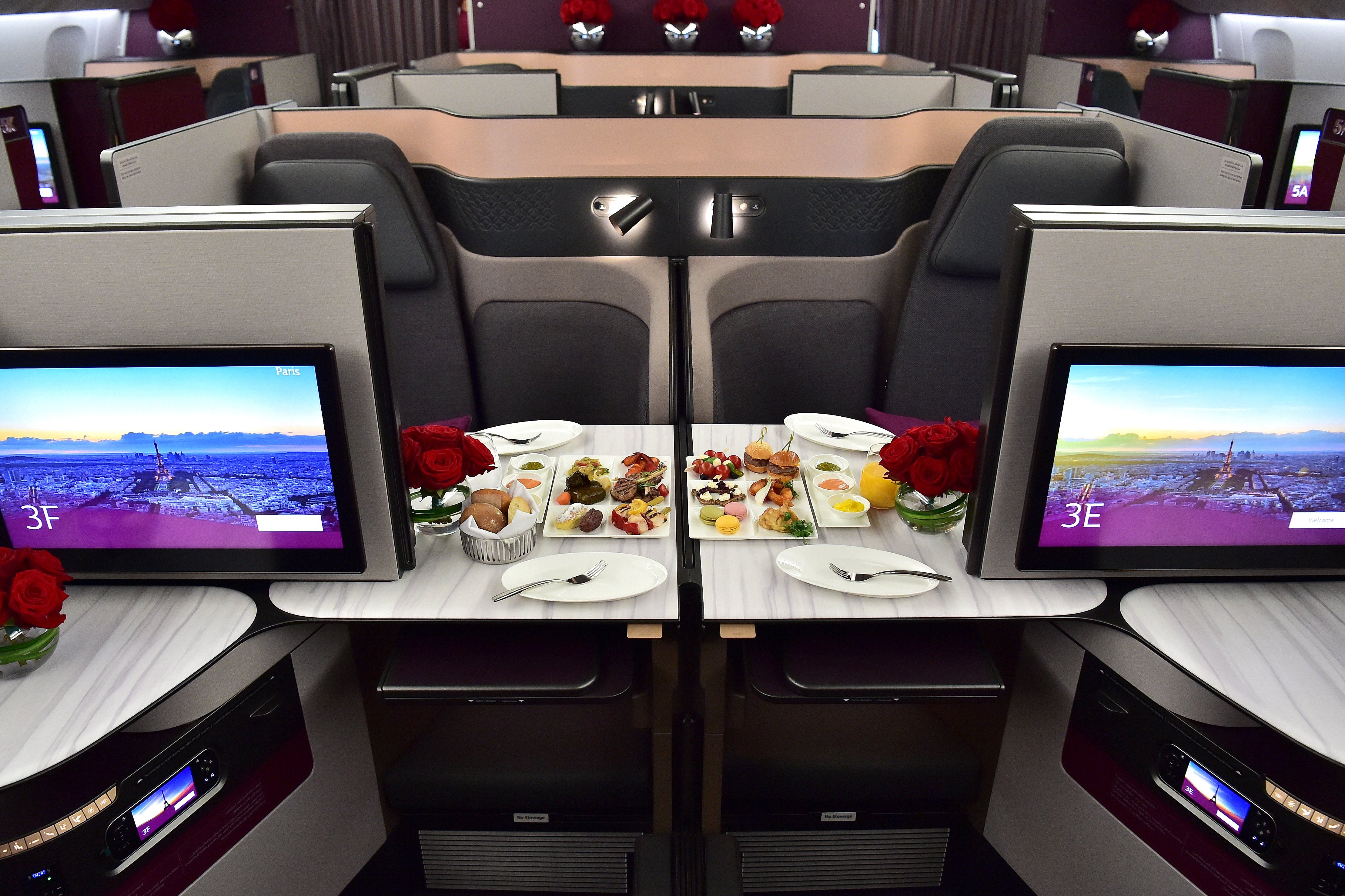 Qatar Airways has won an award for its Qsuite experience