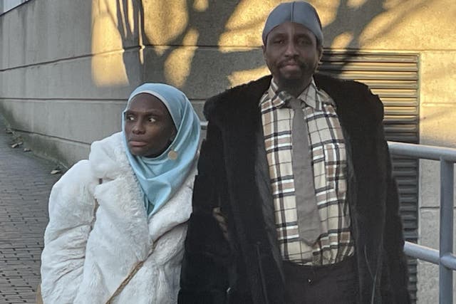 Naiyahmi (left) and Tai Yasharahyalah outside Coventry Crown Court (Matthew Cooper/PA)