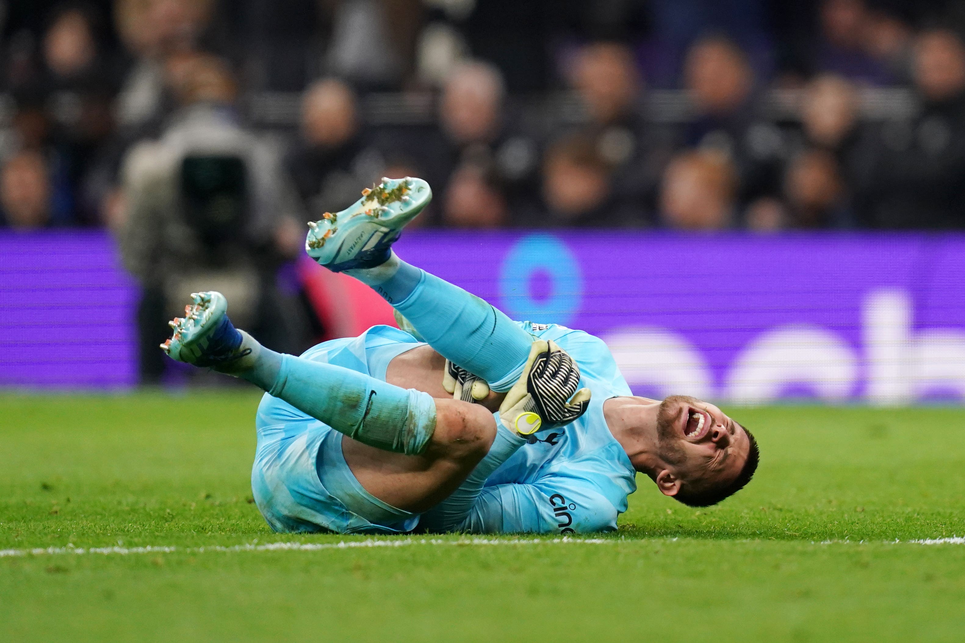 Tottenham goalkeeper Guglielmo Vicario had ankle surgery on Monday