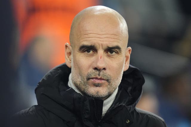 <p>City boss Pep Guardiola</p>