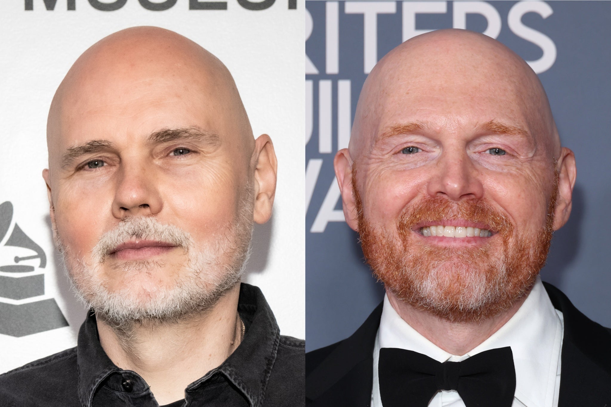 Billy Corgan of Smashing Pumpkins and comedian Bill Burr