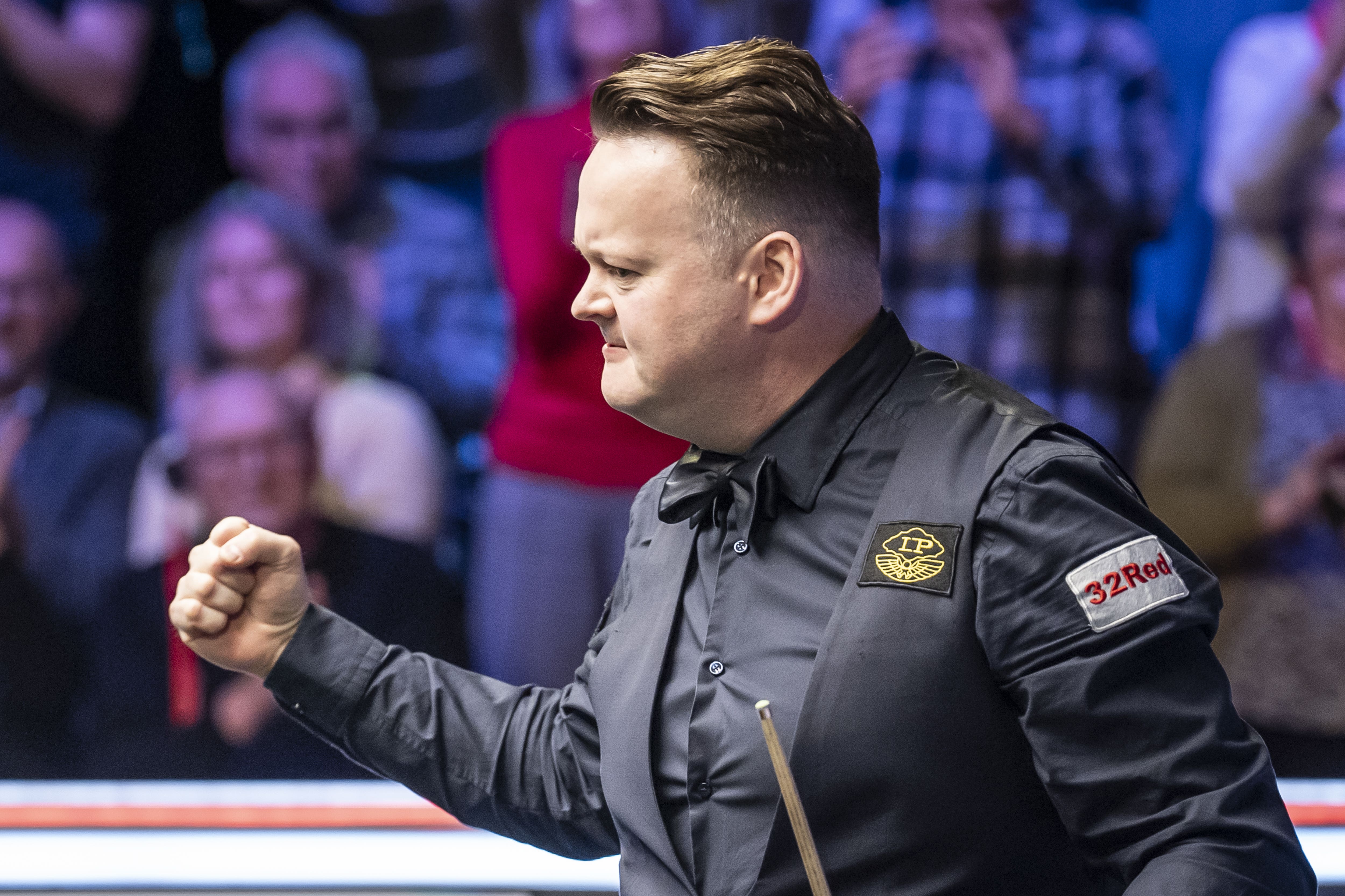 Shaun Murphy celebrated a 6-5 win over Ding Junhui (Danny Lawson/PA)