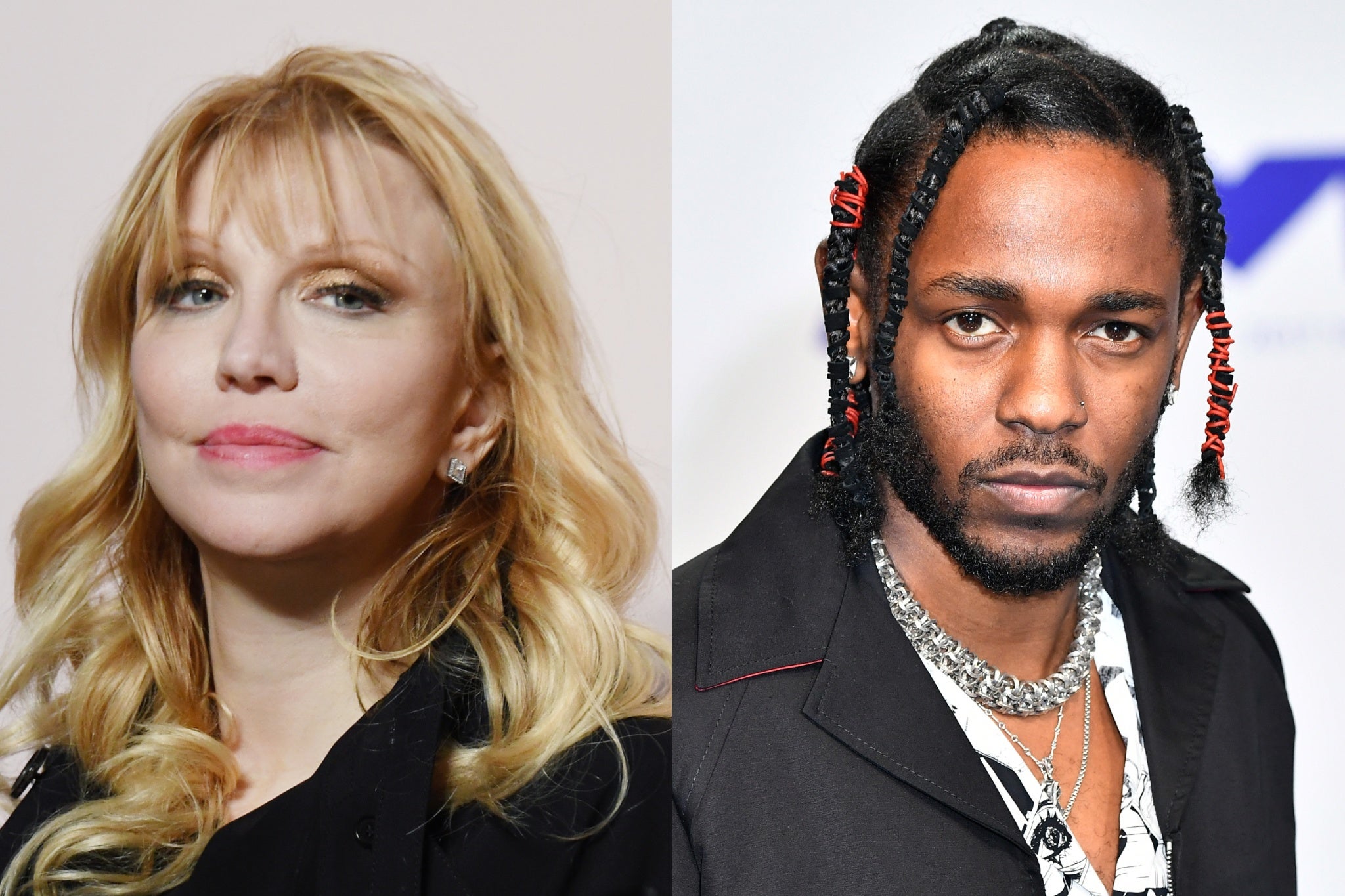 Courtney Love and Kendrick Lamar