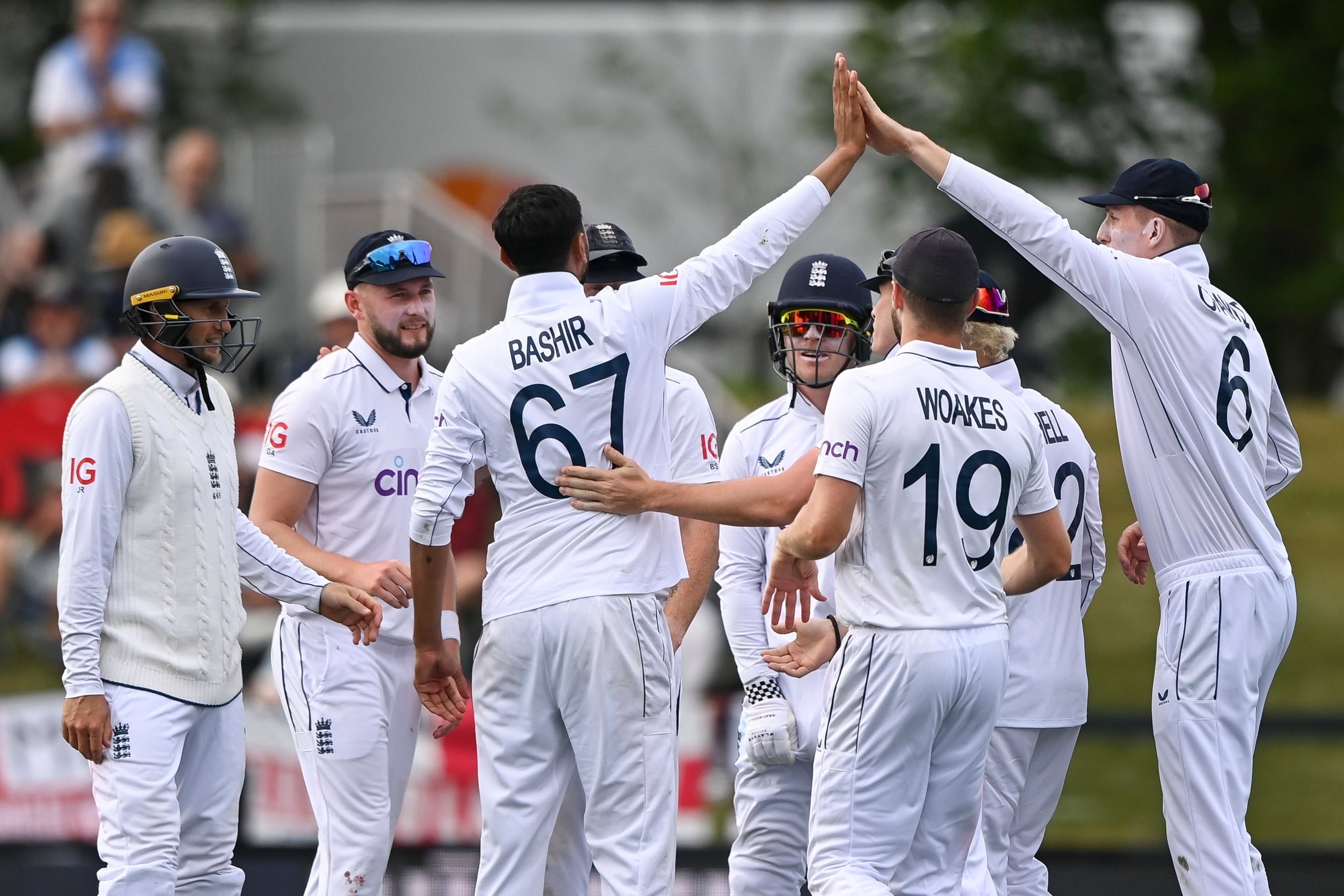 Bashir unexpectedly took four wickets on day one