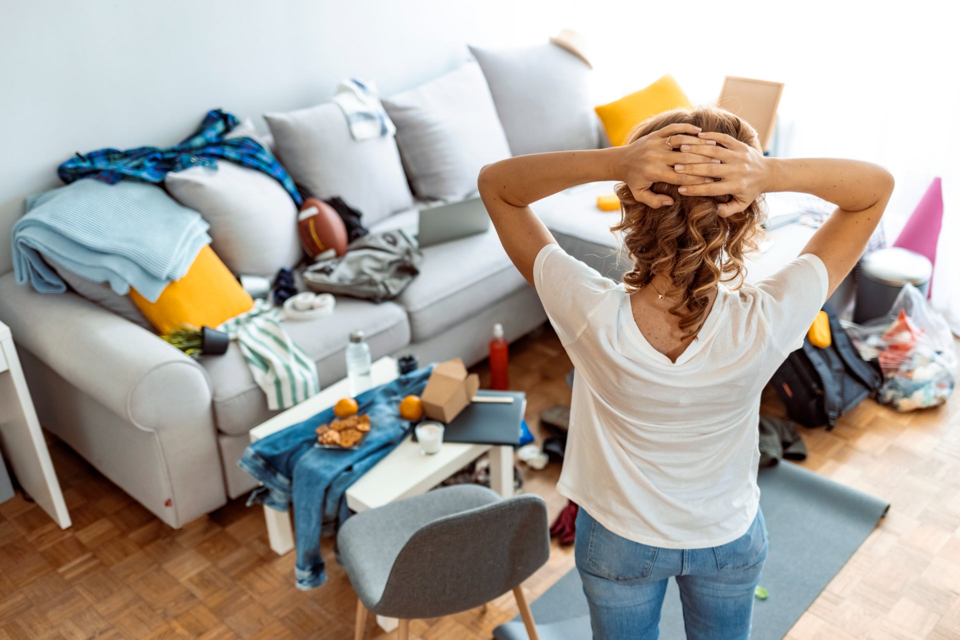 ‘She asked if he could stop, then he lost it and pulled one of the kitchen cupboard doors off’