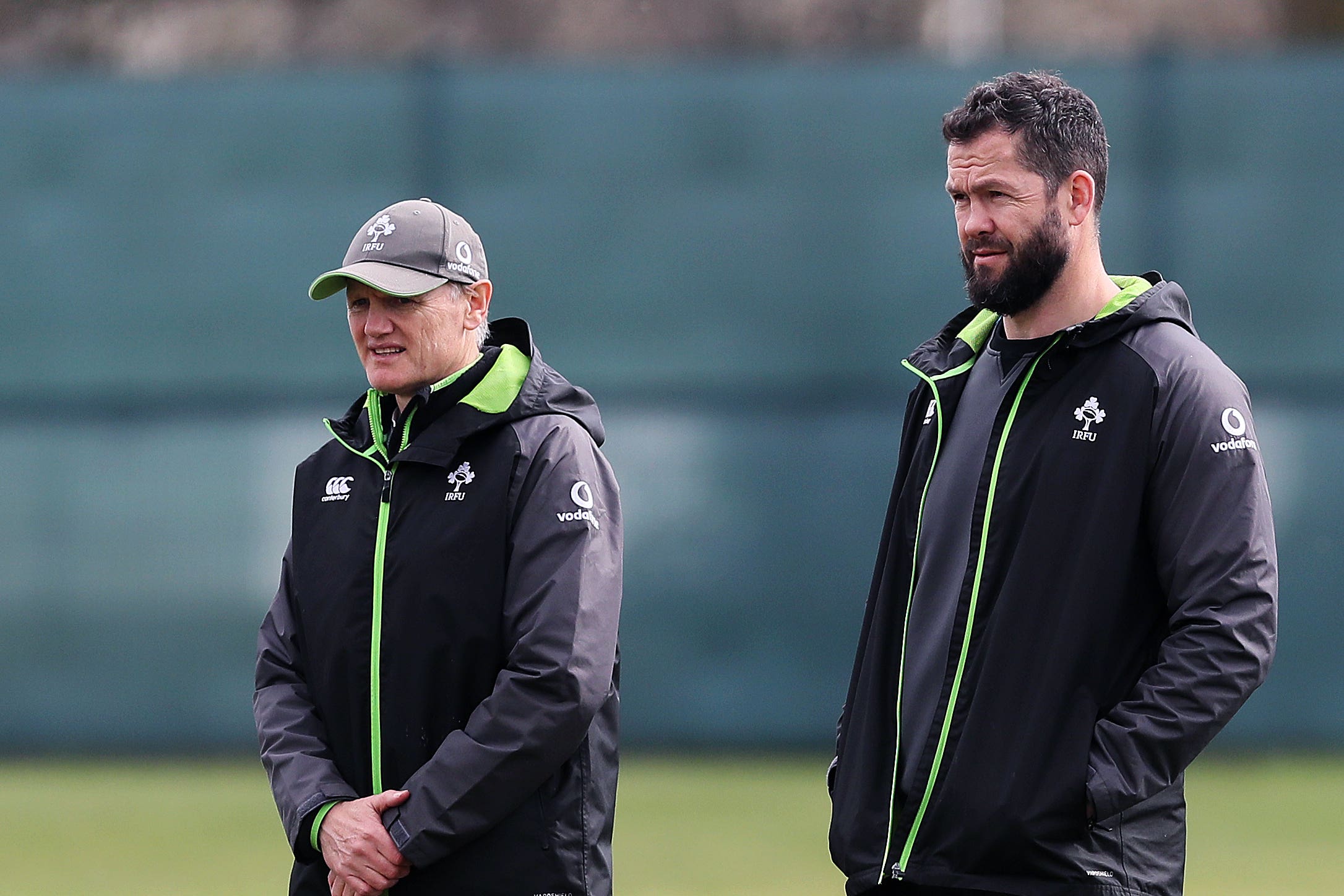 Australia head coach Joe Schmidt (left) is taking on his successor with Ireland, Andy Farrell, this weekend (Brian Lawless/PA)