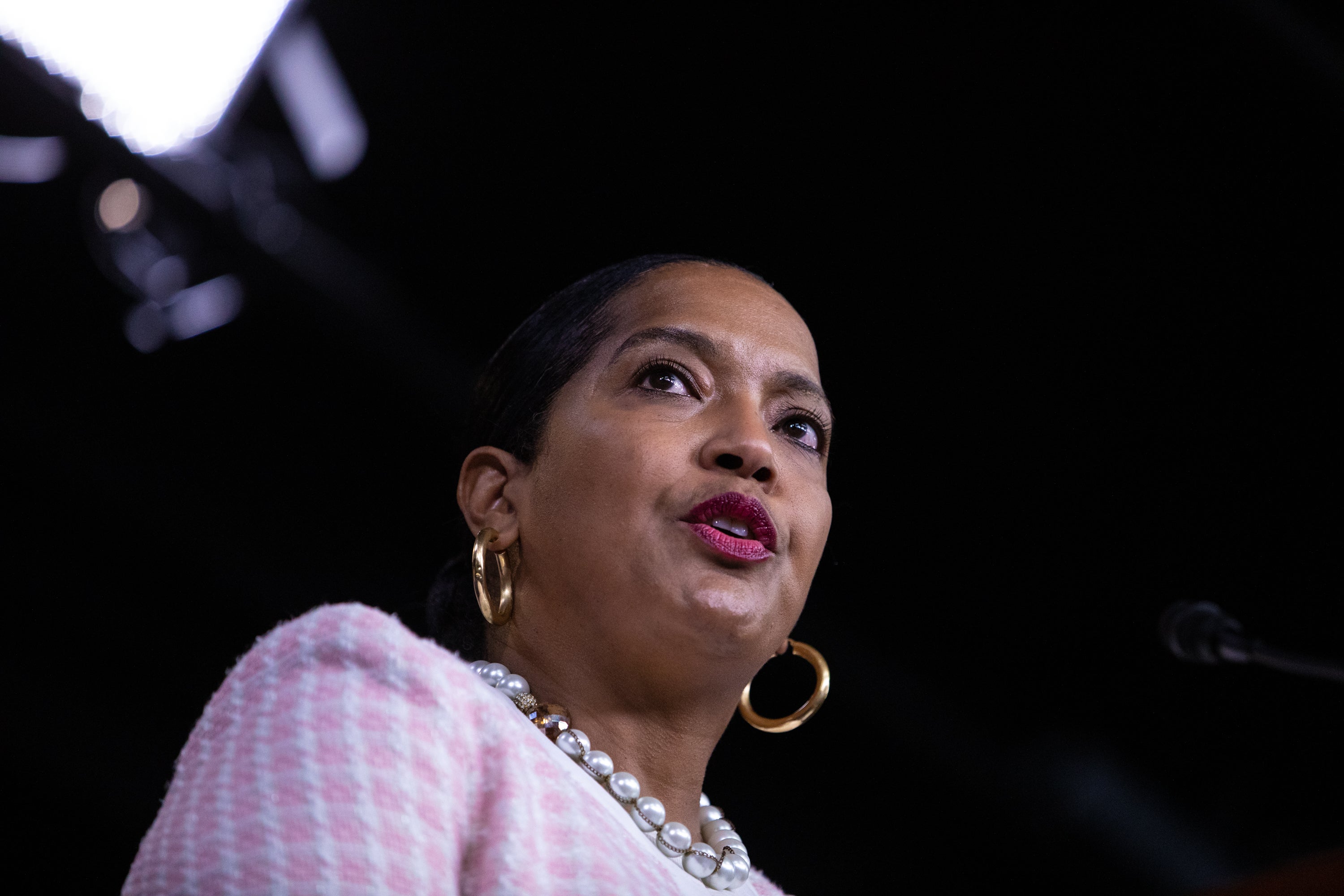 Democratic congresswoman Jahana Hayes was amongs several Connecticut Democrats targeted by hoax bomb threats on Thanksgiving